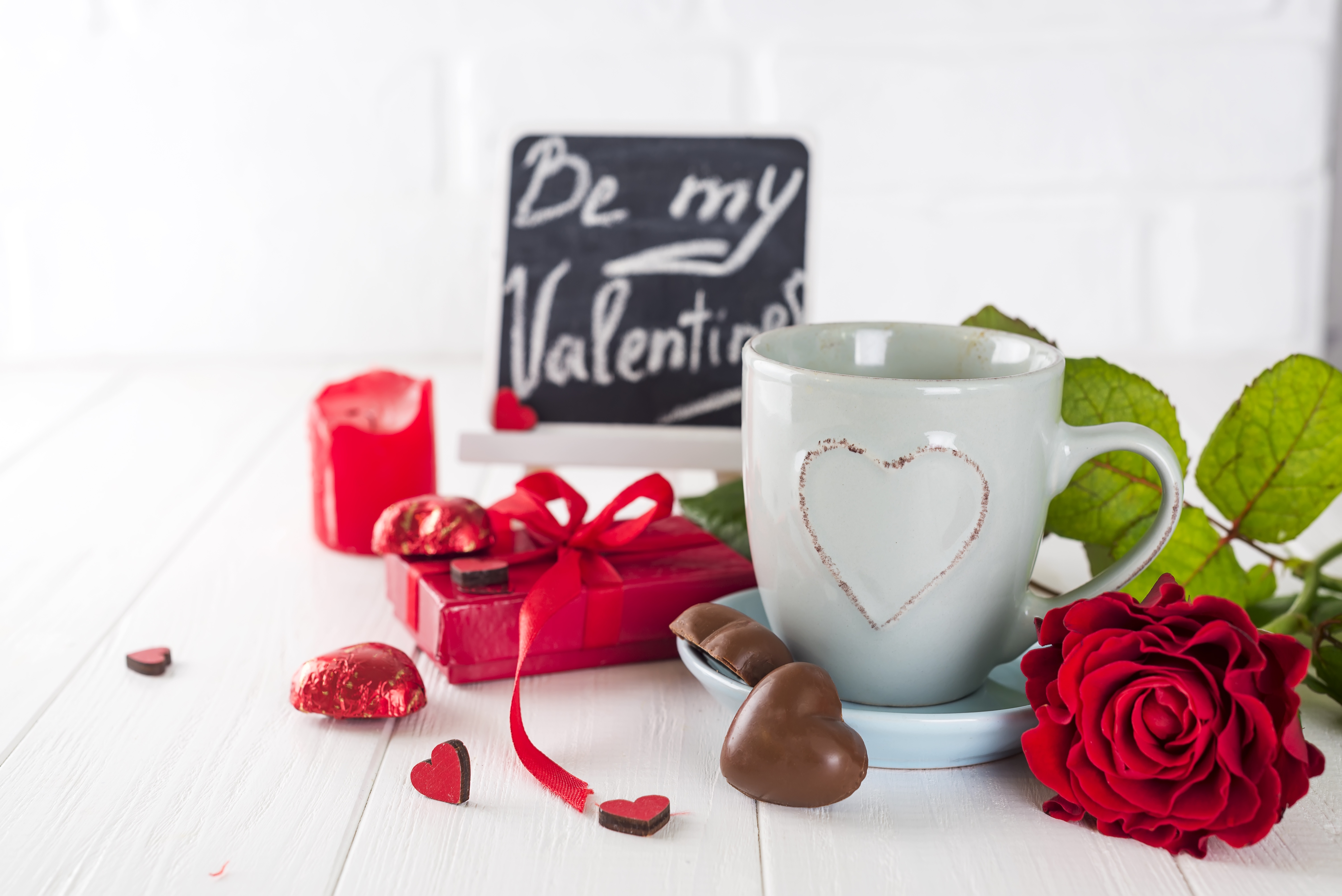 Free download wallpaper Valentine's Day, Chocolate, Love, Flower, Rose, Cup, Holiday, Gift, Romantic on your PC desktop