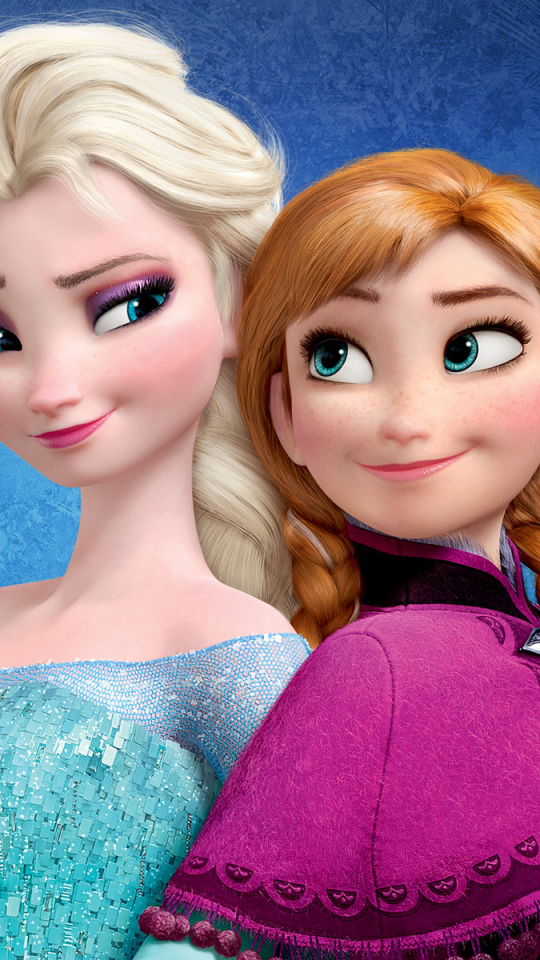 Download mobile wallpaper Snow, Frozen, Movie, Frozen (Movie), Anna (Frozen), Elsa (Frozen) for free.