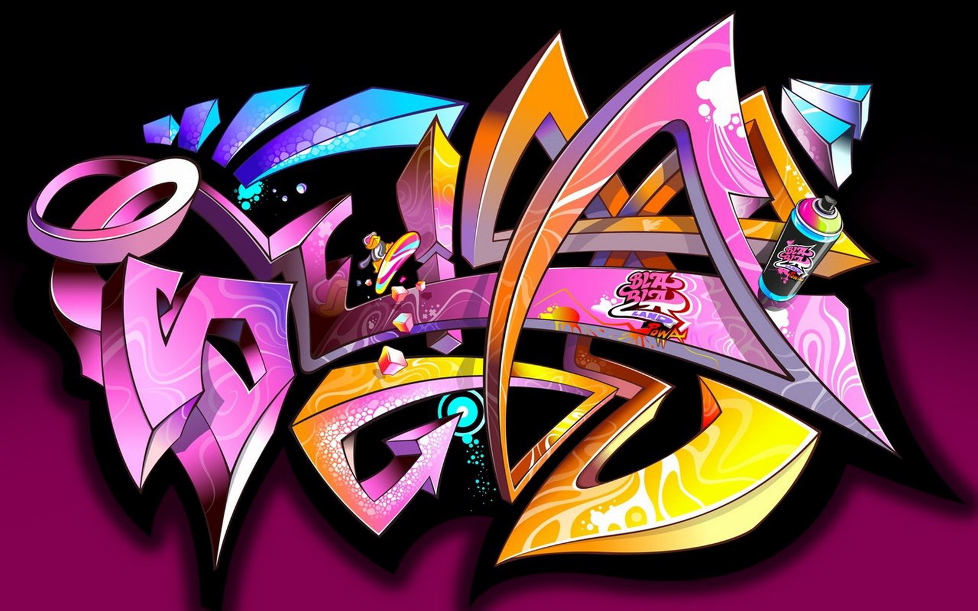 Download mobile wallpaper Colorful, Graffiti, Artistic for free.