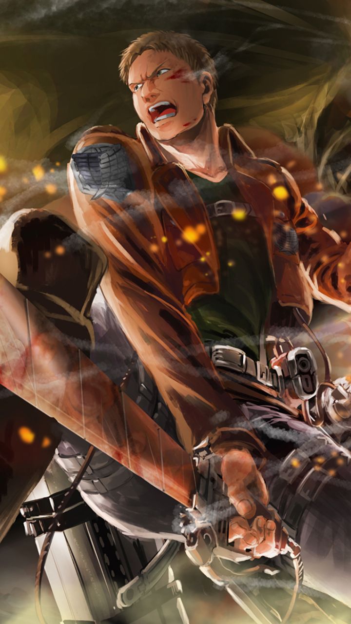 Handy-Wallpaper Animes, Attack On Titan, Reiner Braun kostenlos herunterladen.