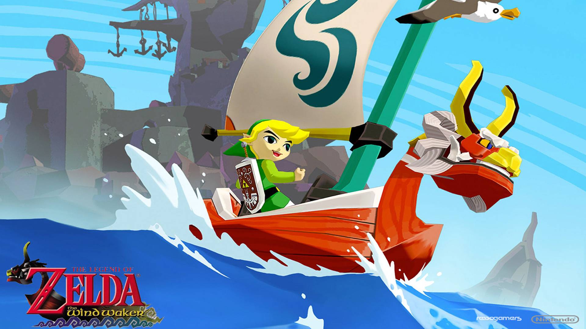 Melhores papéis de parede de A Lenda De Zelda: The Wind Waker Hd para tela do telefone
