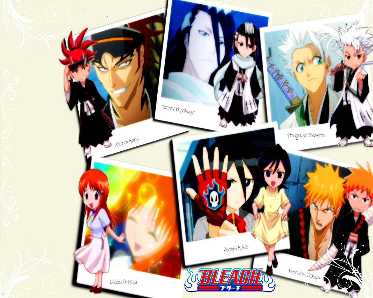 Téléchargez gratuitement l'image Bleach, Animé, Rukia Kuchiki, Renji Abaraï, Ichigo Kurosaki, Orihime Inoué, Byakuya Kuchiki, Tōshirō Hitsugaya sur le bureau de votre PC