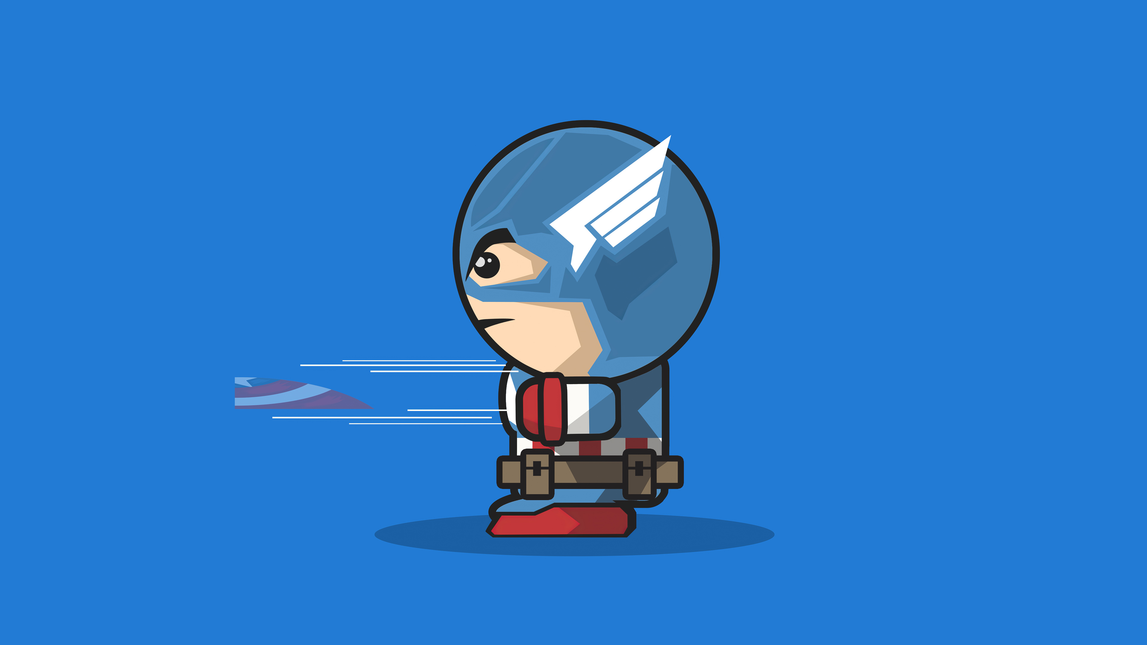 Free download wallpaper Captain America, Comics, Chibi on your PC desktop