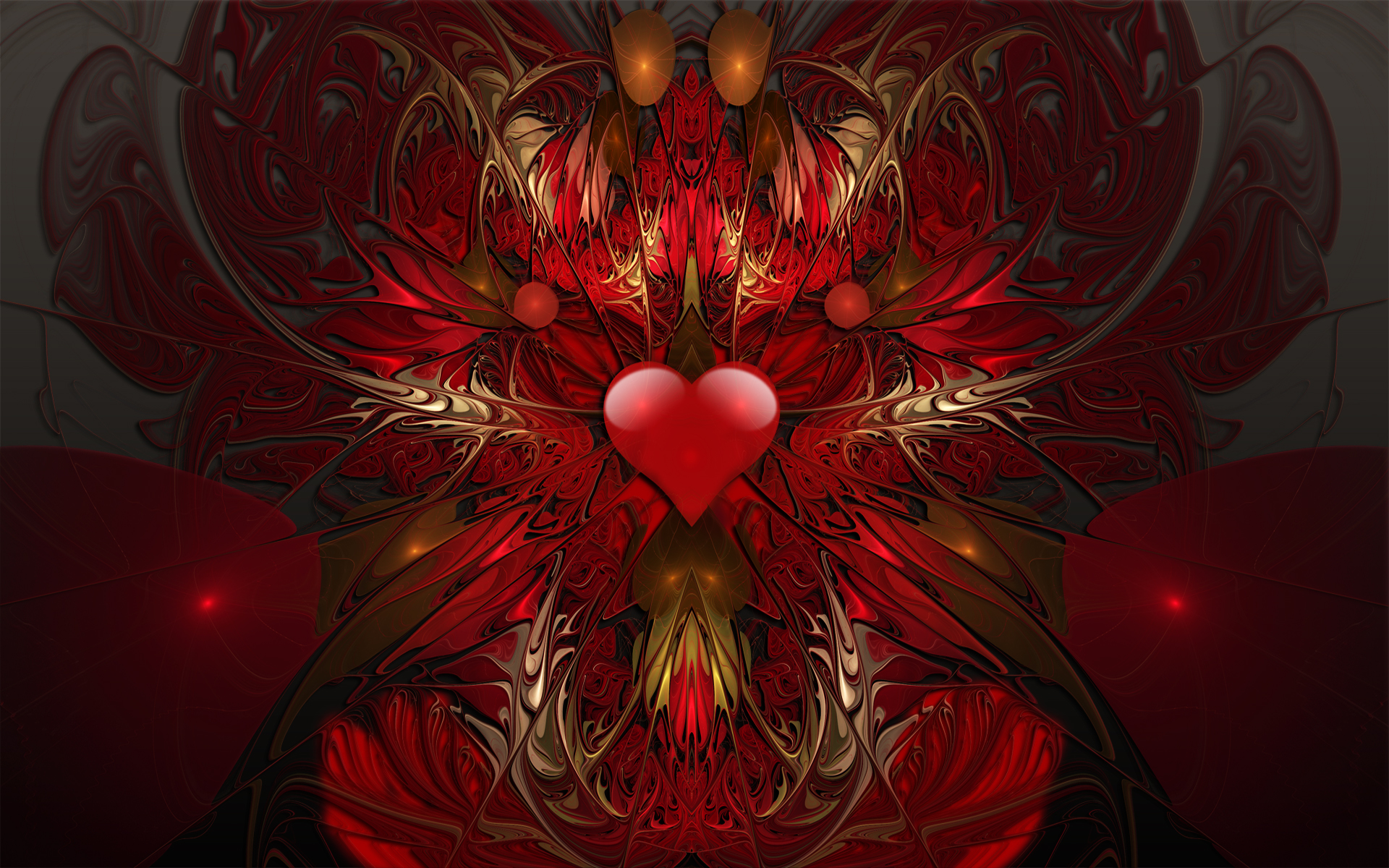 Free download wallpaper Love, Fractal, Design, Heart, Artistic on your PC desktop