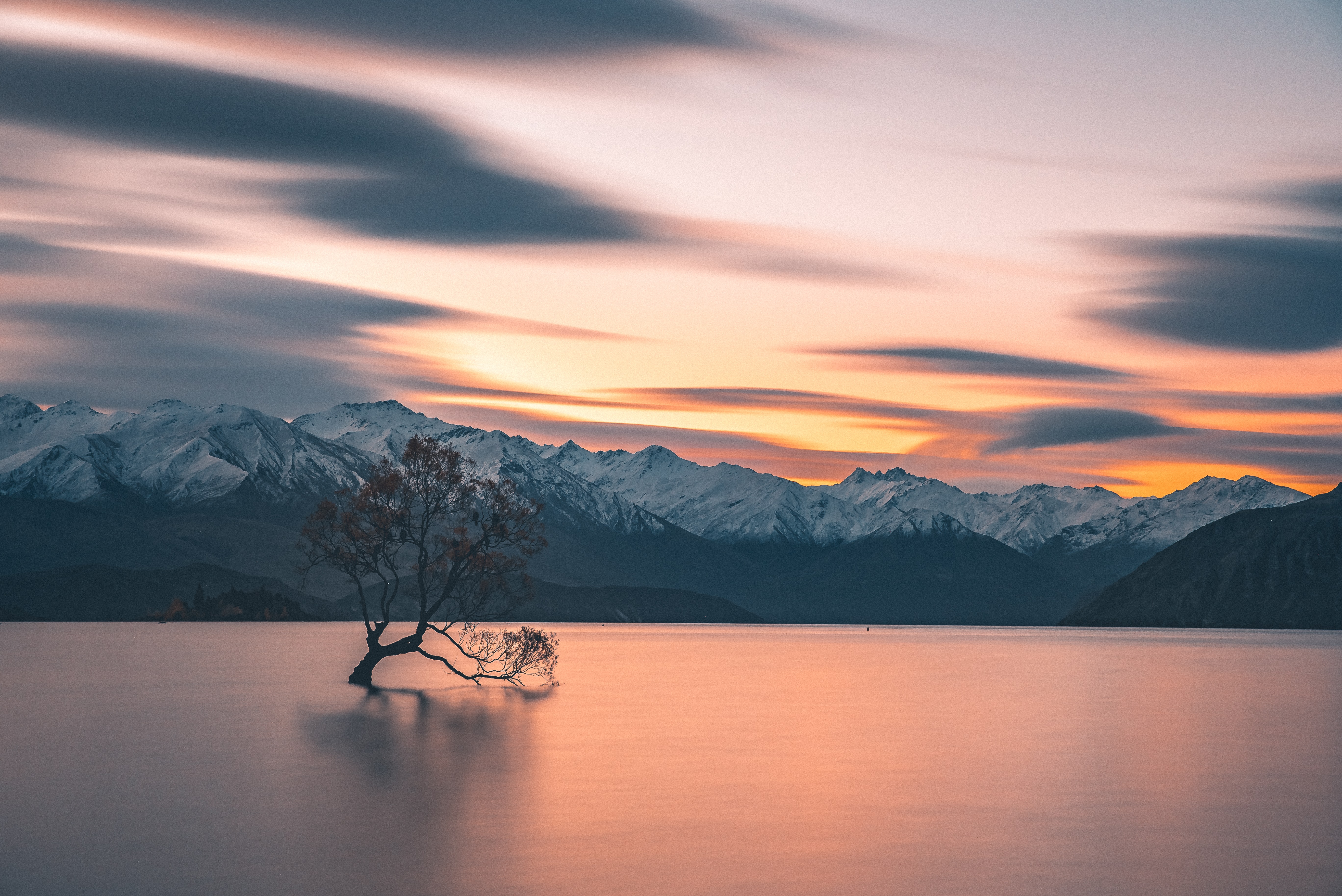 Скачати мобільні шпалери Нова Зеландія, Земля, Озеро Ванака безкоштовно.