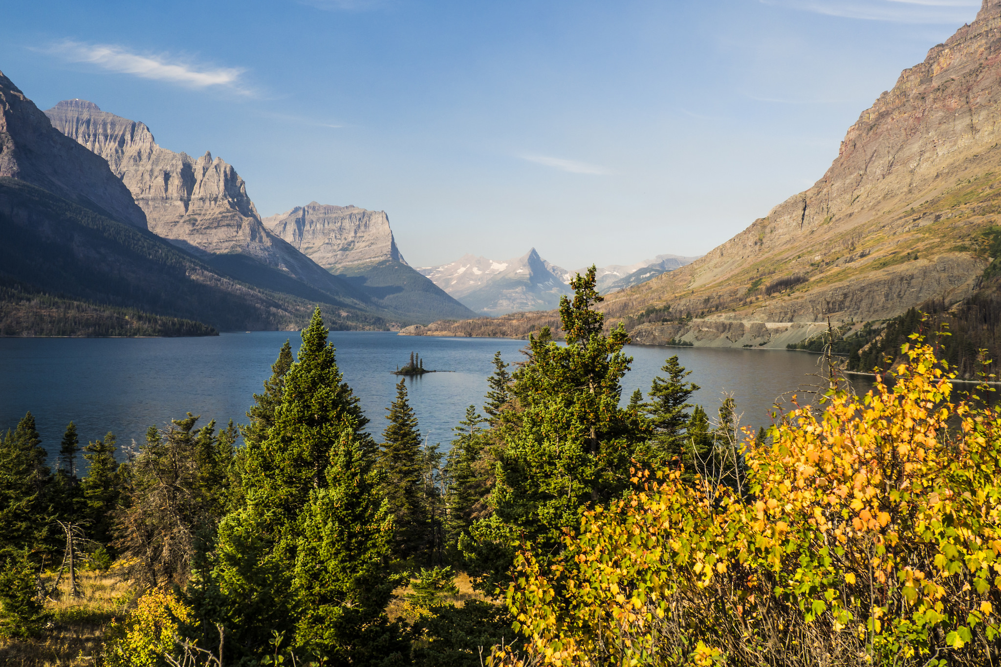Free download wallpaper Earth, Glacier National Park, Saint Mary Lake on your PC desktop