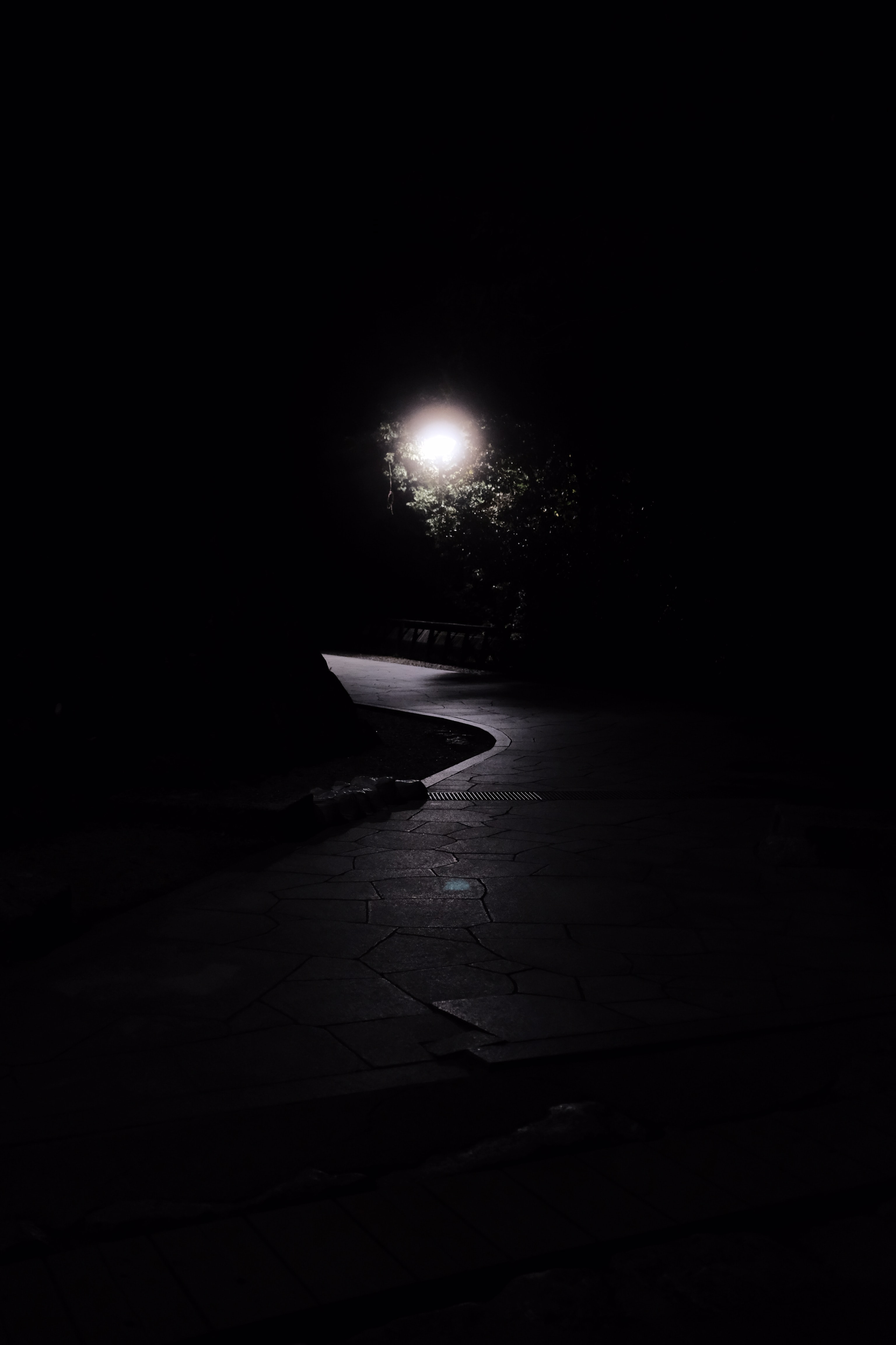 lantern, black, darkness, lamp, night, dark, track HD wallpaper