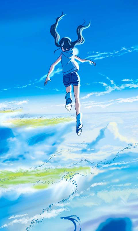 Download mobile wallpaper Anime, Cloud, Weathering With You, Tenki No Ko, Hina Amano for free.