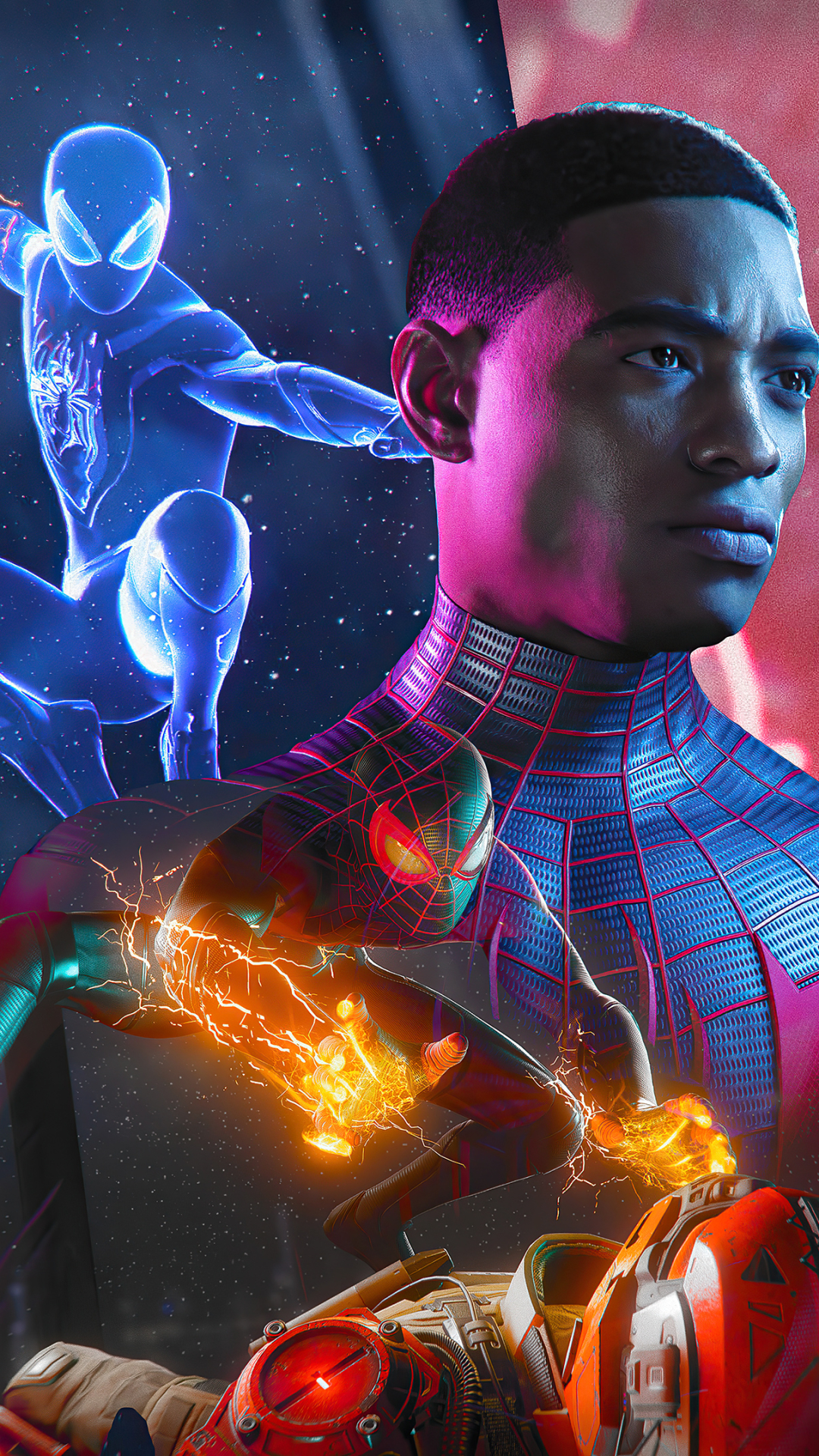Handy-Wallpaper Computerspiele, Spider Man, Meilen Morales, Marvels Spider Man: Miles Morales kostenlos herunterladen.