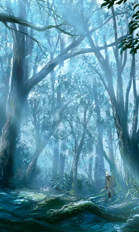 Download mobile wallpaper Anime, Forest, Mushishi for free.