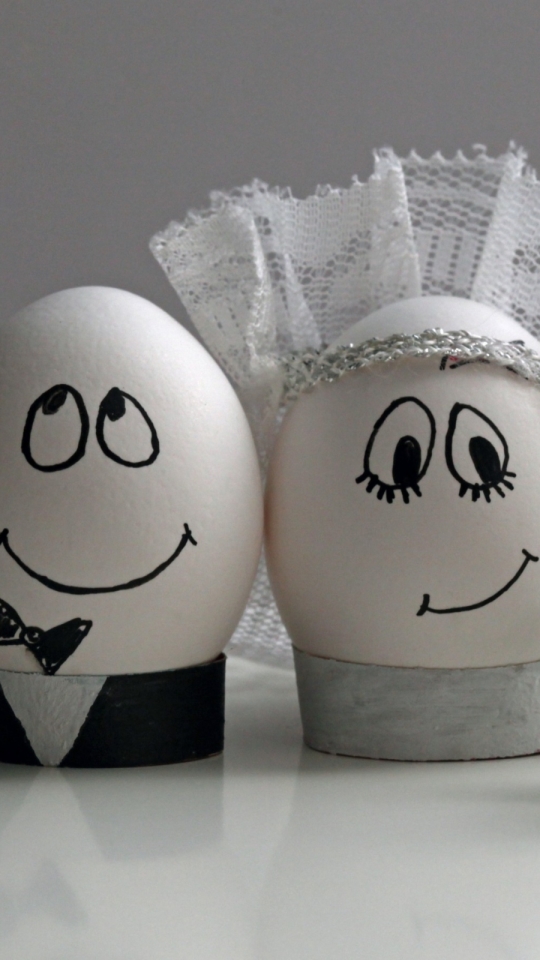 Download mobile wallpaper Couple, Egg, Humor for free.