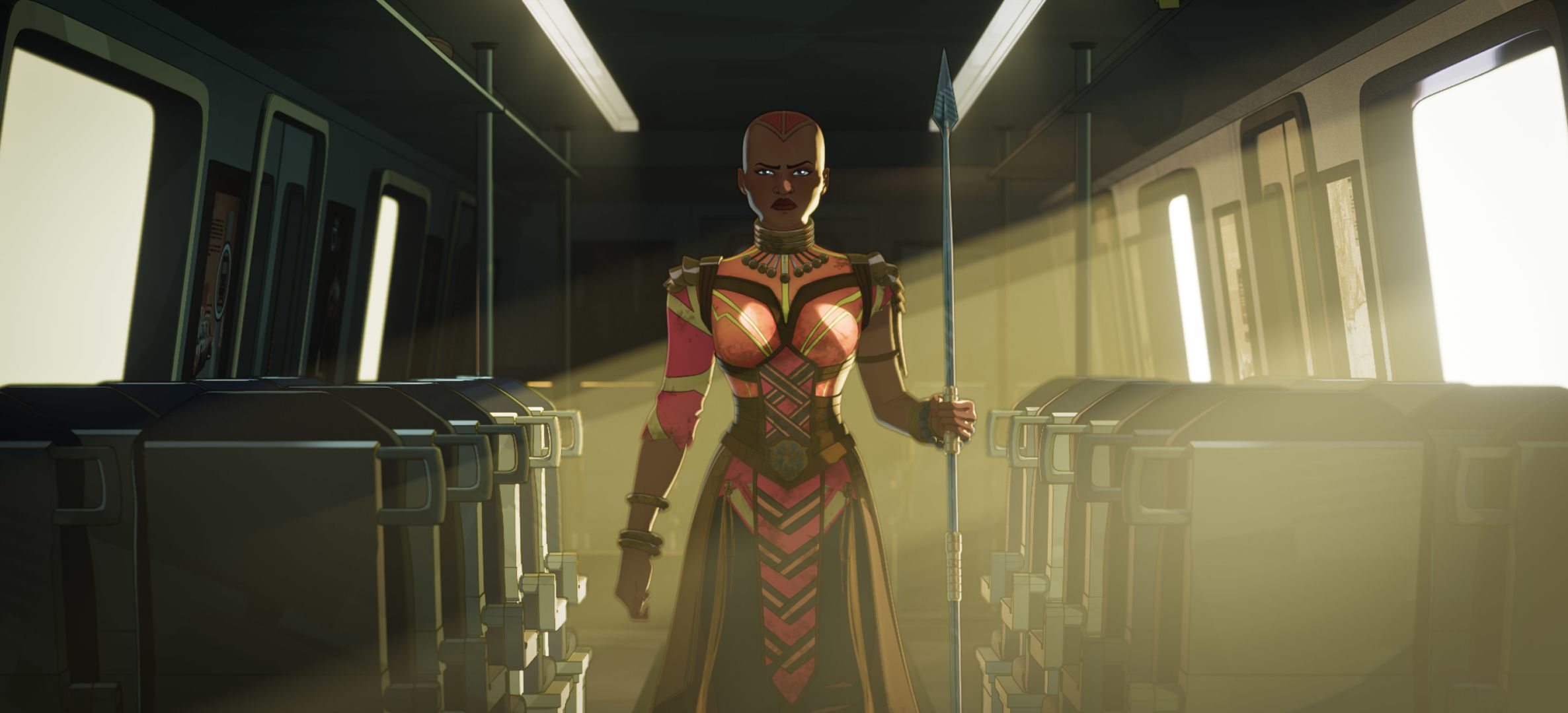 Download mobile wallpaper Tv Show, Okoye (Marvel Comics), What If ? for free.