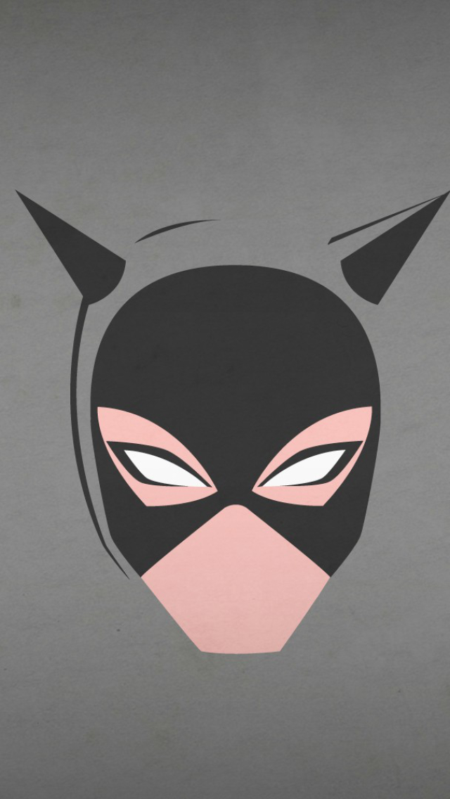 Handy-Wallpaper Catwoman, Minimalistisch, Comics kostenlos herunterladen.