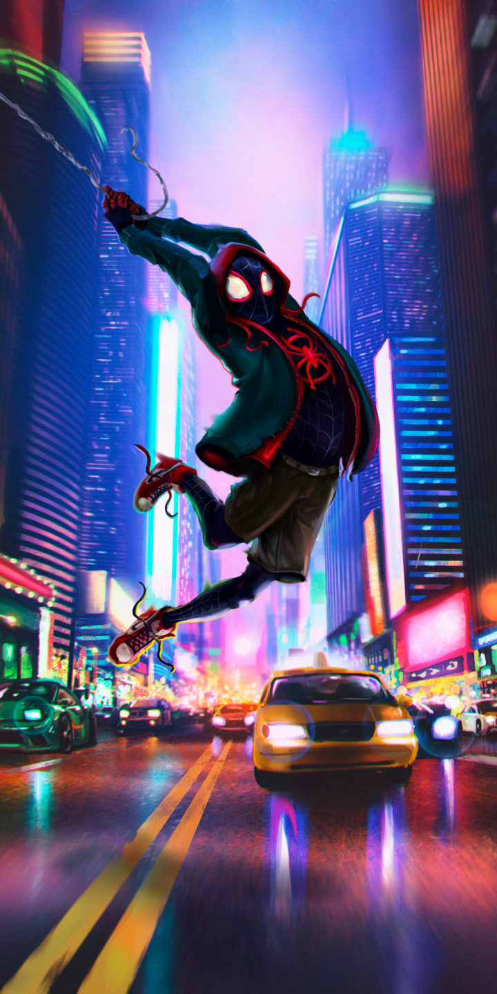 Descarga gratuita de fondo de pantalla para móvil de Películas, Hombre Araña, Spider Man, Millas Morales, Spider Man: Un Nuevo Universo.