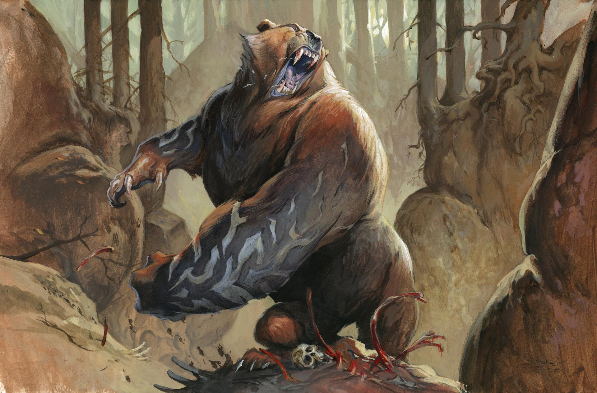 Free download wallpaper Bear, Game, Magic: The Gathering on your PC desktop