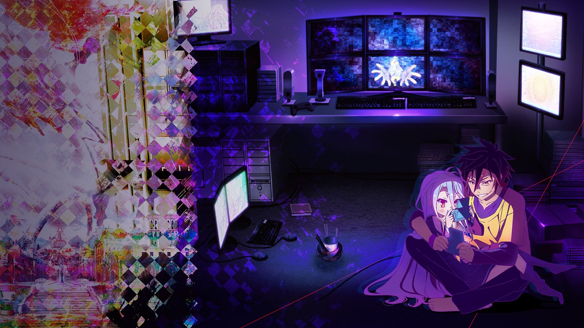 Téléchargez gratuitement l'image Animé, Shiro (Pas De Jeu Pas De Vie), Sora (Pas De Jeu Pas De Vie), No Game No Life sur le bureau de votre PC