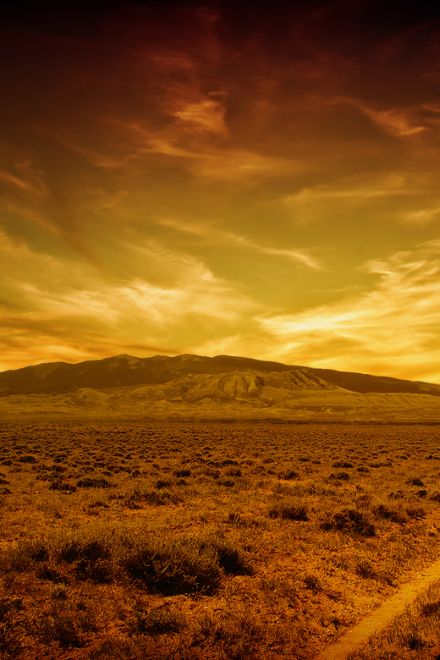 Handy-Wallpaper Landschaft, Erde, Feld, Zaun, Wolke, Rabe, Sonnenuntergang, Erde/natur, Aufstellen kostenlos herunterladen.