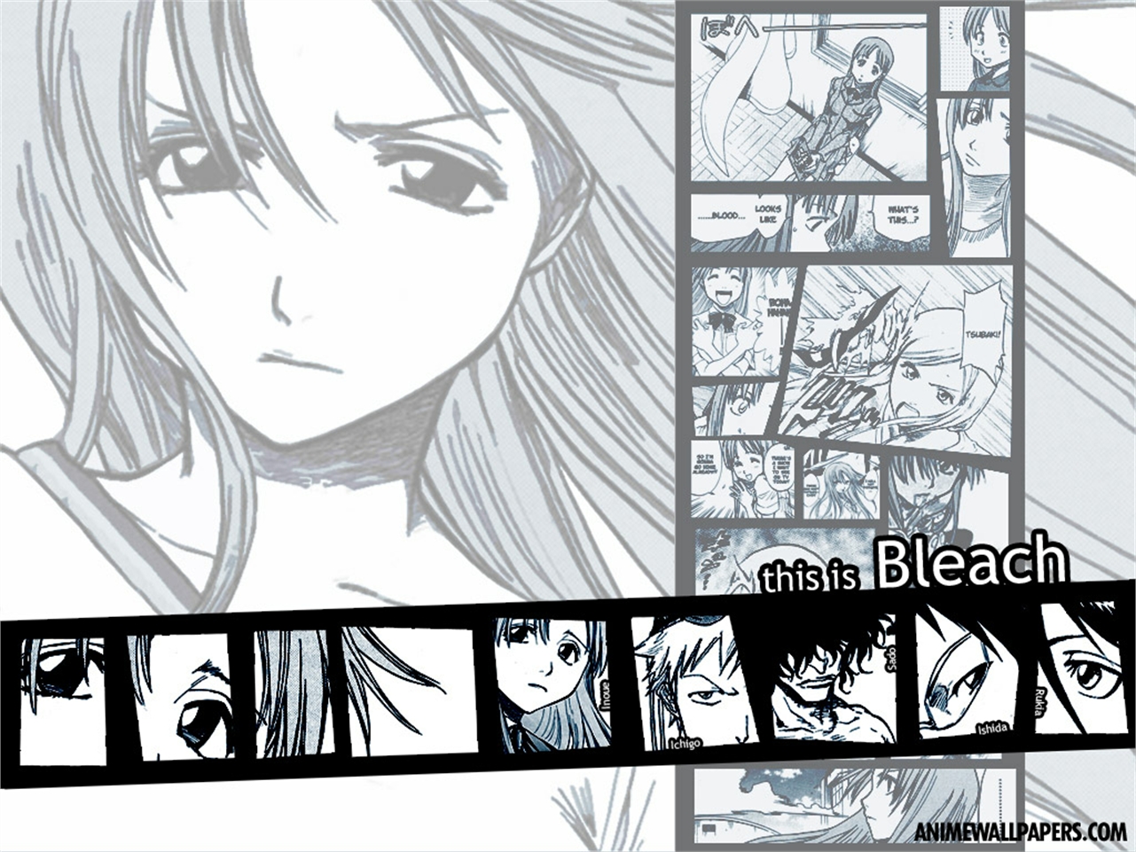 Handy-Wallpaper Bleach, Animes, Orihime Inoue kostenlos herunterladen.