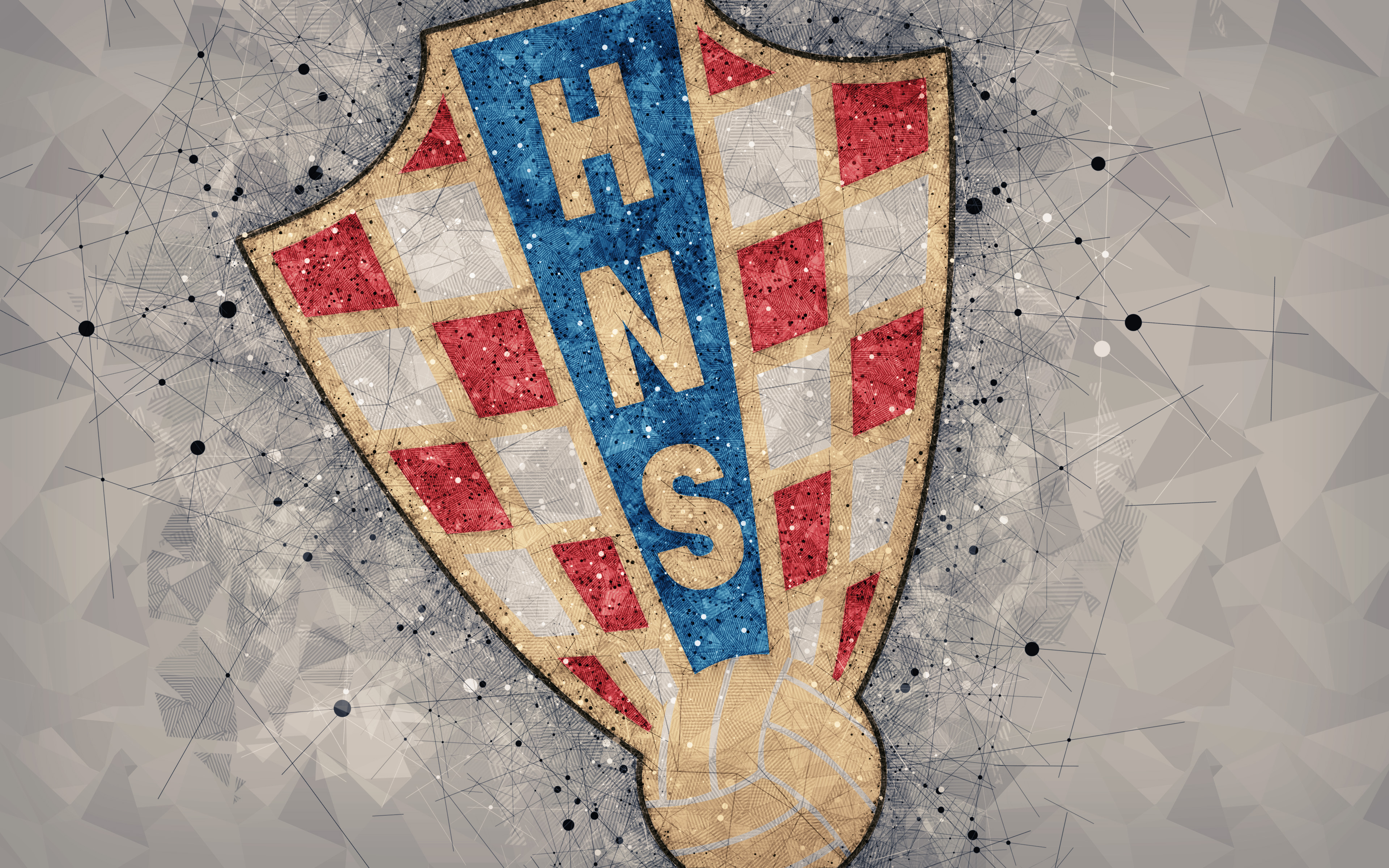 Téléchargez des papiers peints mobile Logo, Des Sports, Emblème, Croatie, Football, Équipe De Croatie De Football gratuitement.