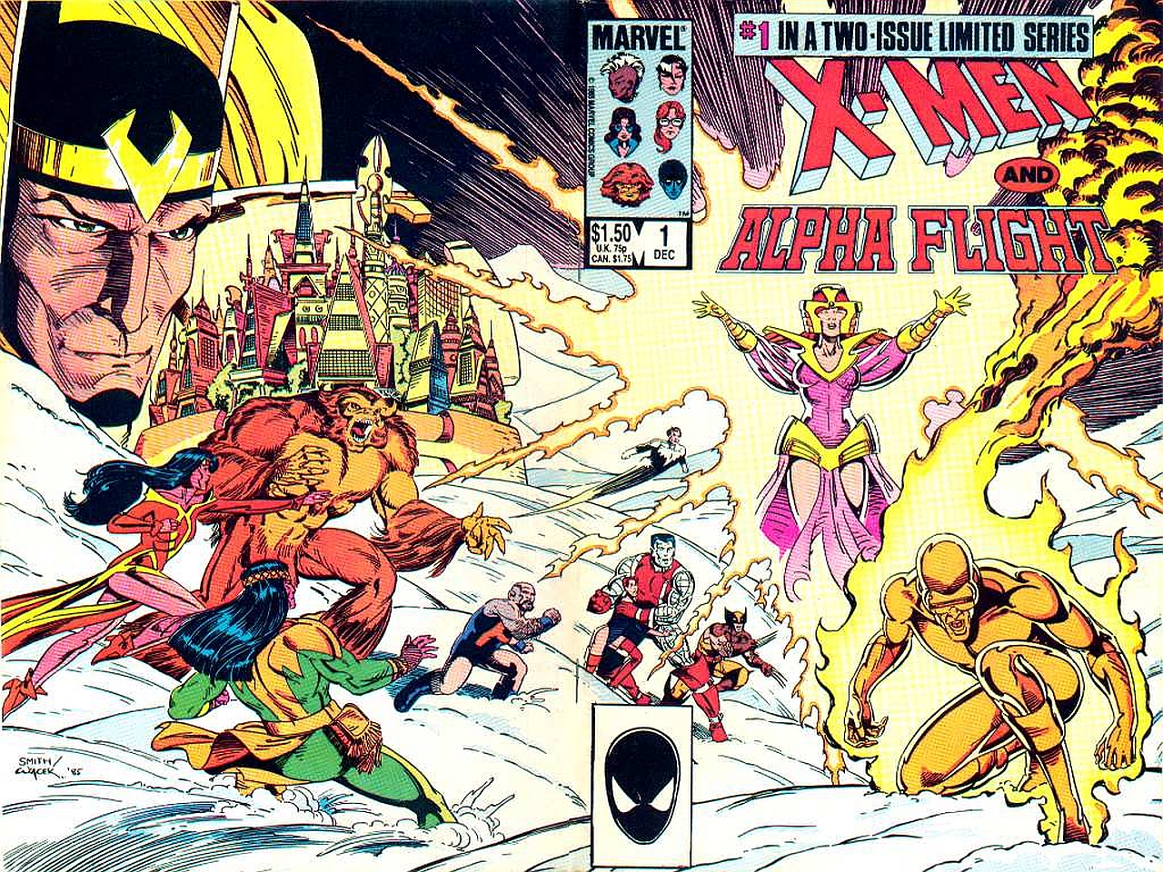 comics, x men, alpha flight, colossus, cyclops (marvel comics), nightcrawler (marvel comics), storm (marvel comics), wolverine