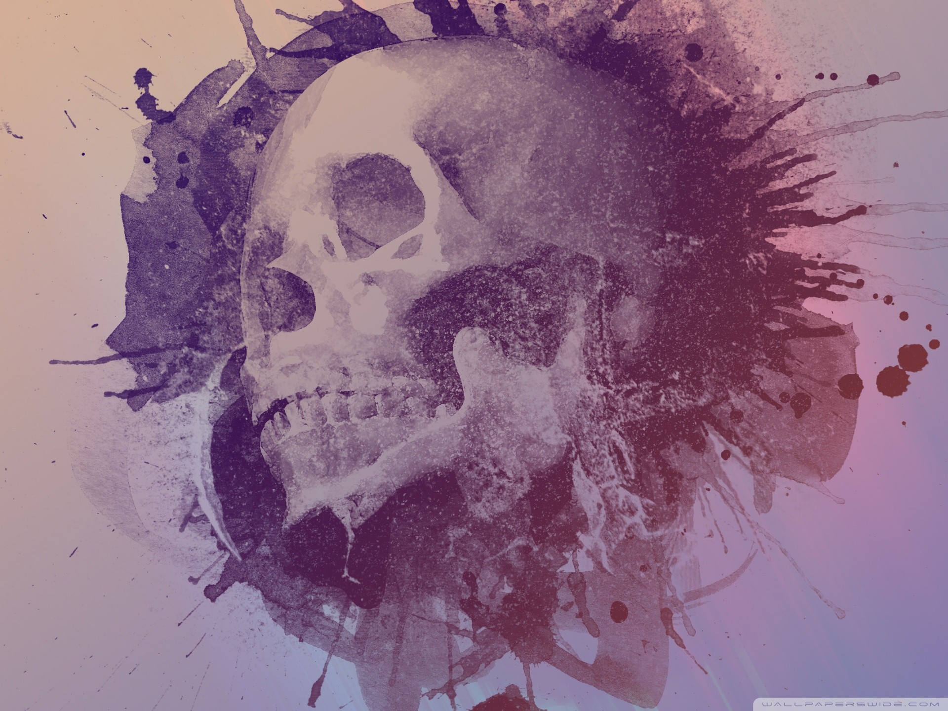 Download mobile wallpaper Dark, Skull for free.