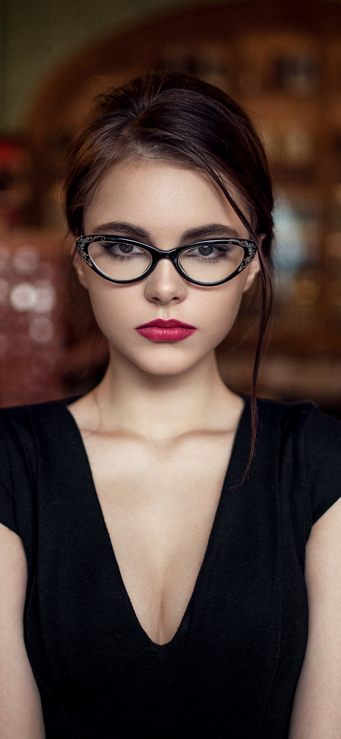 women, oktyabrina maximova, glasses