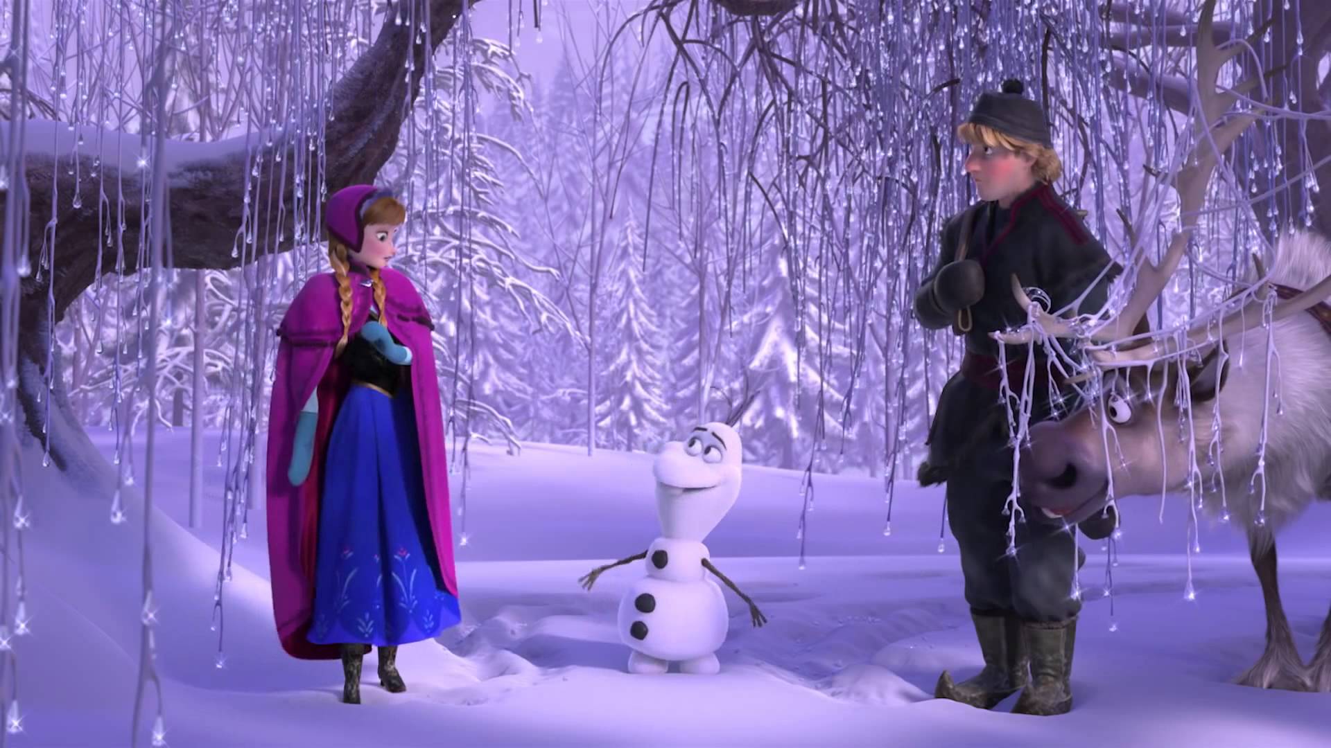 Download mobile wallpaper Frozen, Movie, Frozen (Movie), Anna (Frozen), Kristoff (Frozen), Olaf (Frozen) for free.