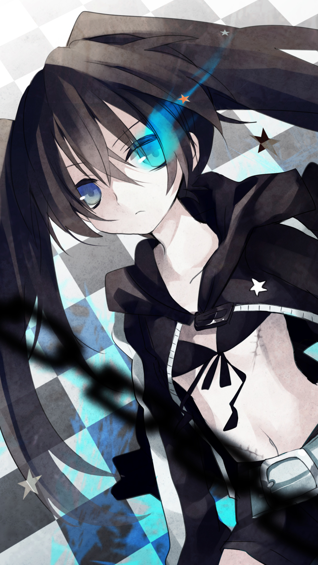 Download mobile wallpaper Anime, Black Rock Shooter for free.