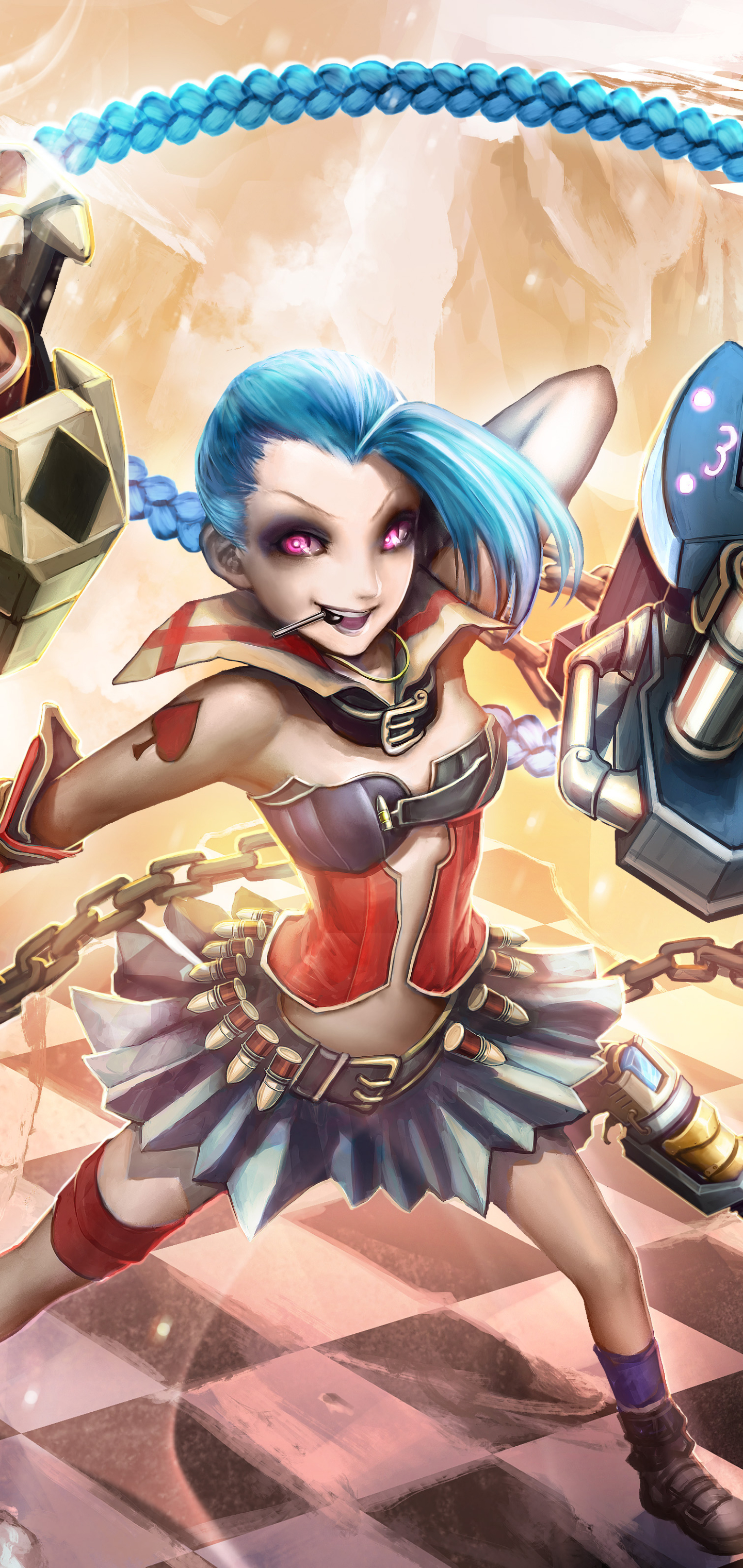 Descarga gratuita de fondo de pantalla para móvil de League Of Legends, Videojuego, Jinx (Liga De Leyendas).