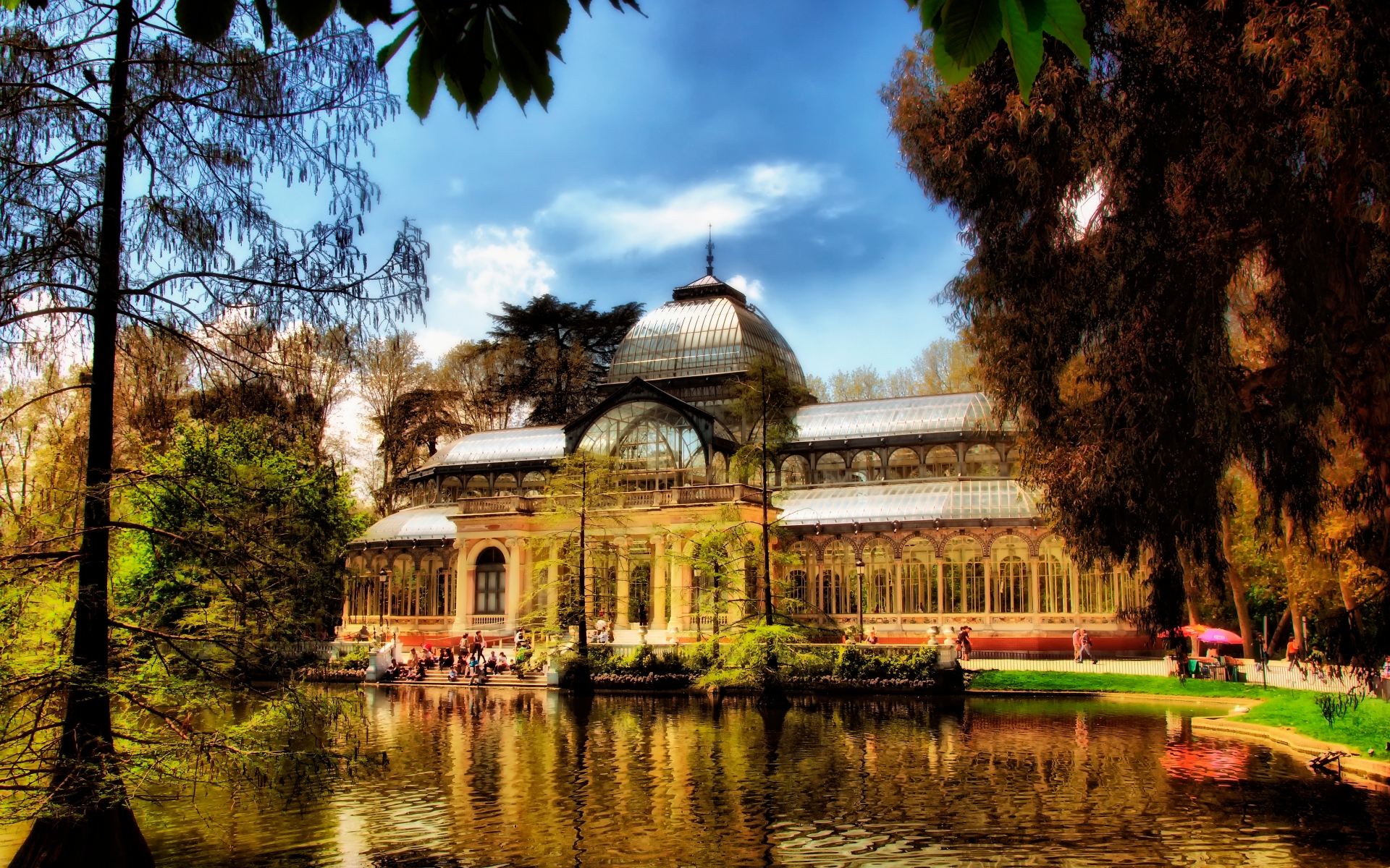 Laden Sie Palacio De Cristal HD-Desktop-Hintergründe herunter