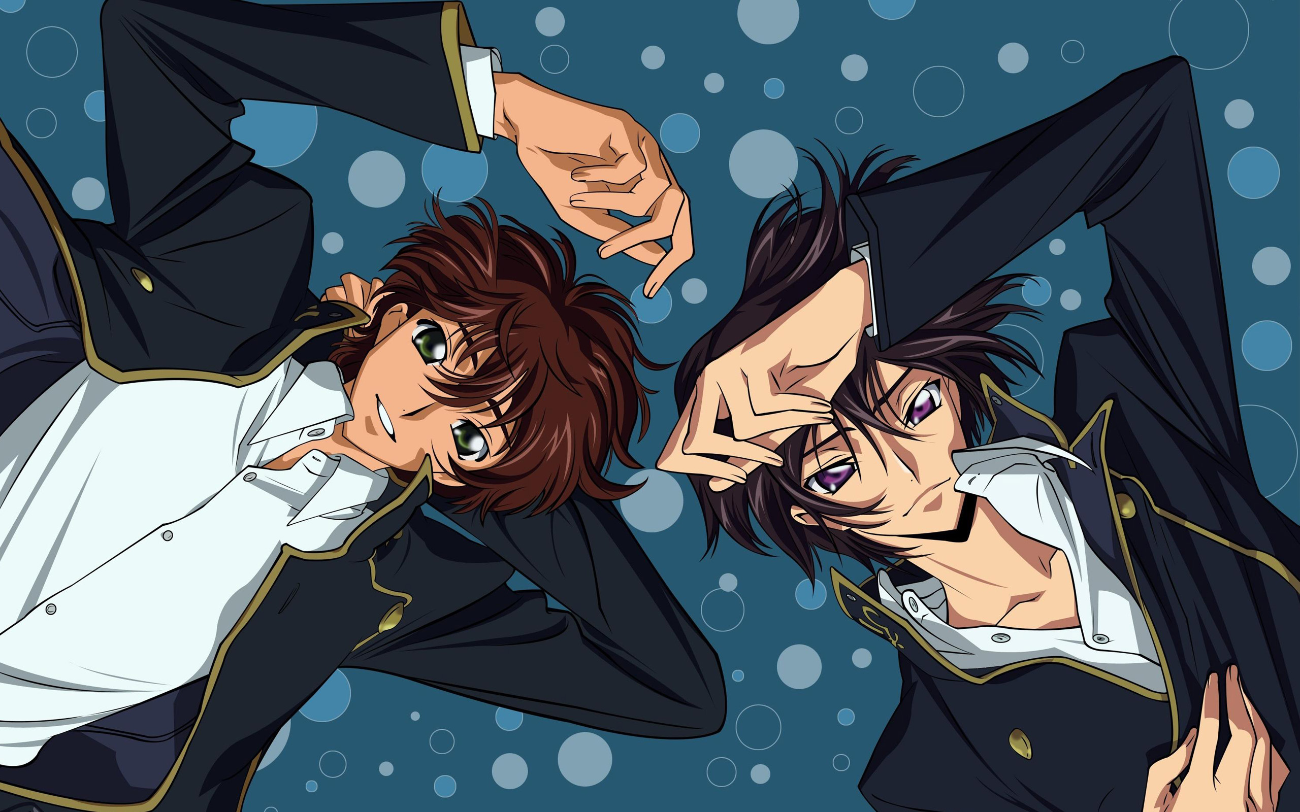 Download mobile wallpaper Anime, Lelouch Lamperouge, Suzaku Kururugi, Code Geass for free.