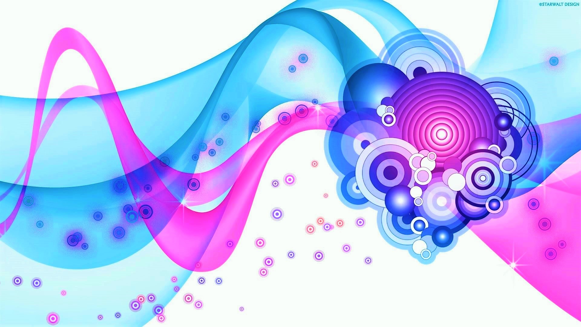 Free download wallpaper Abstract, Pink, Vector, Shapes on your PC desktop