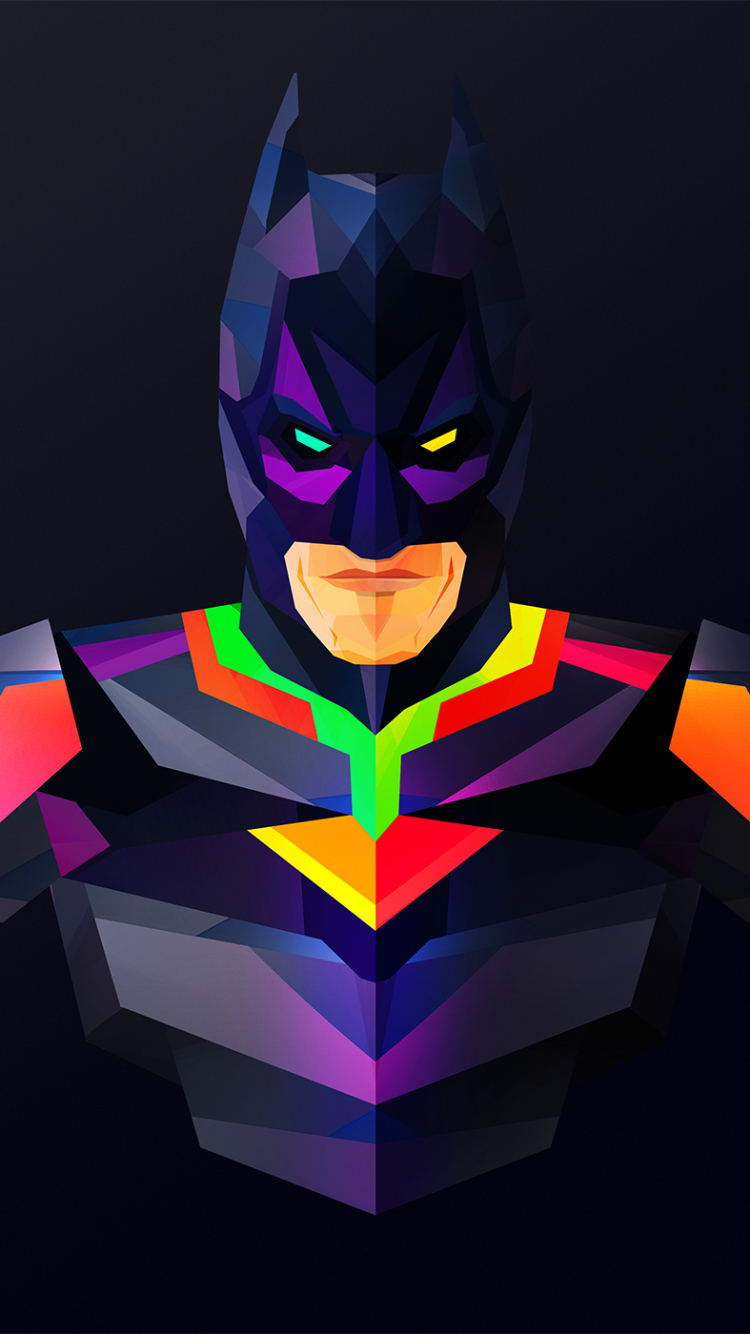 Download mobile wallpaper Abstract, Batman, Facets for free.