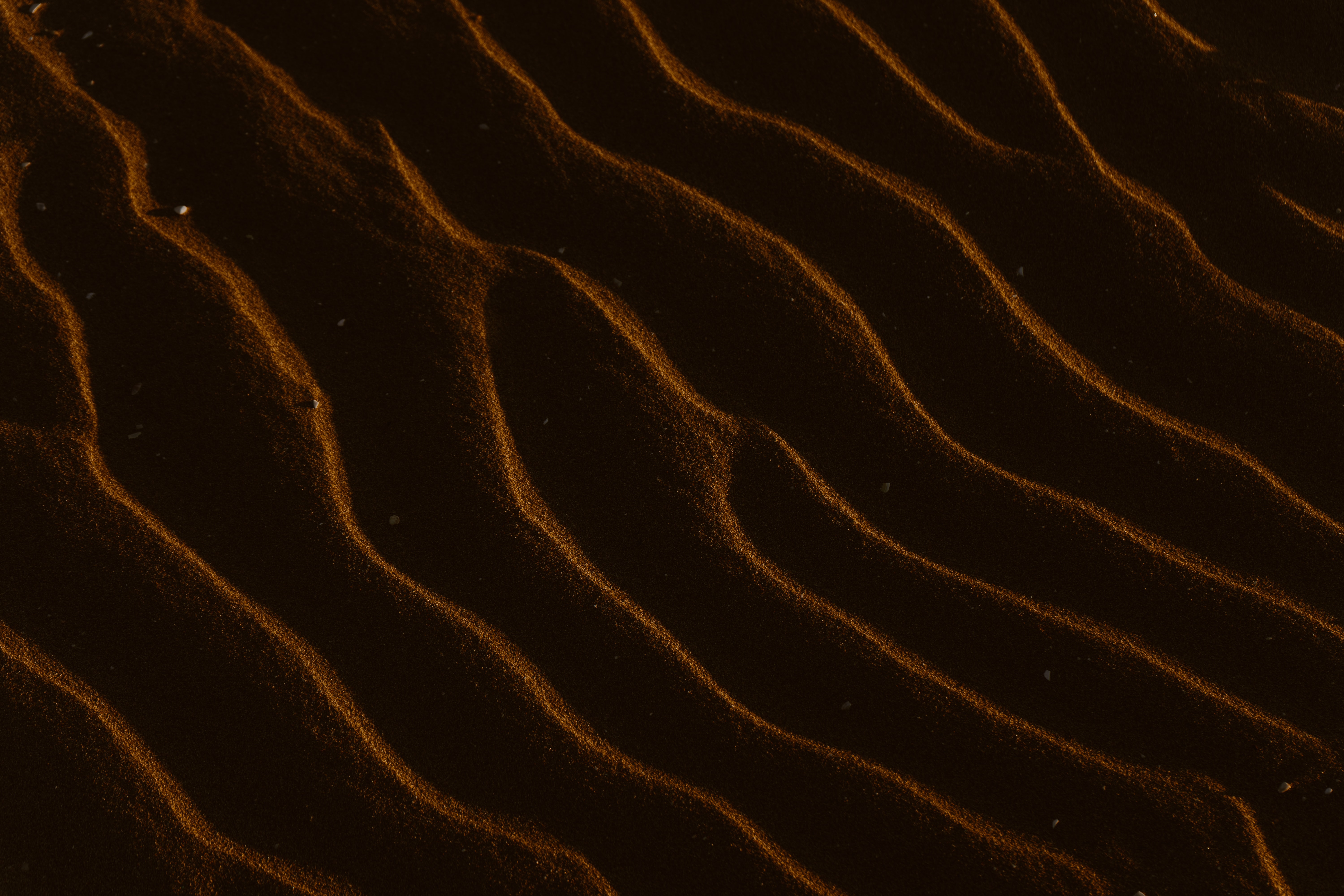 Download mobile wallpaper Relief, Waves, Sand, Brown, Texture, Textures for free.
