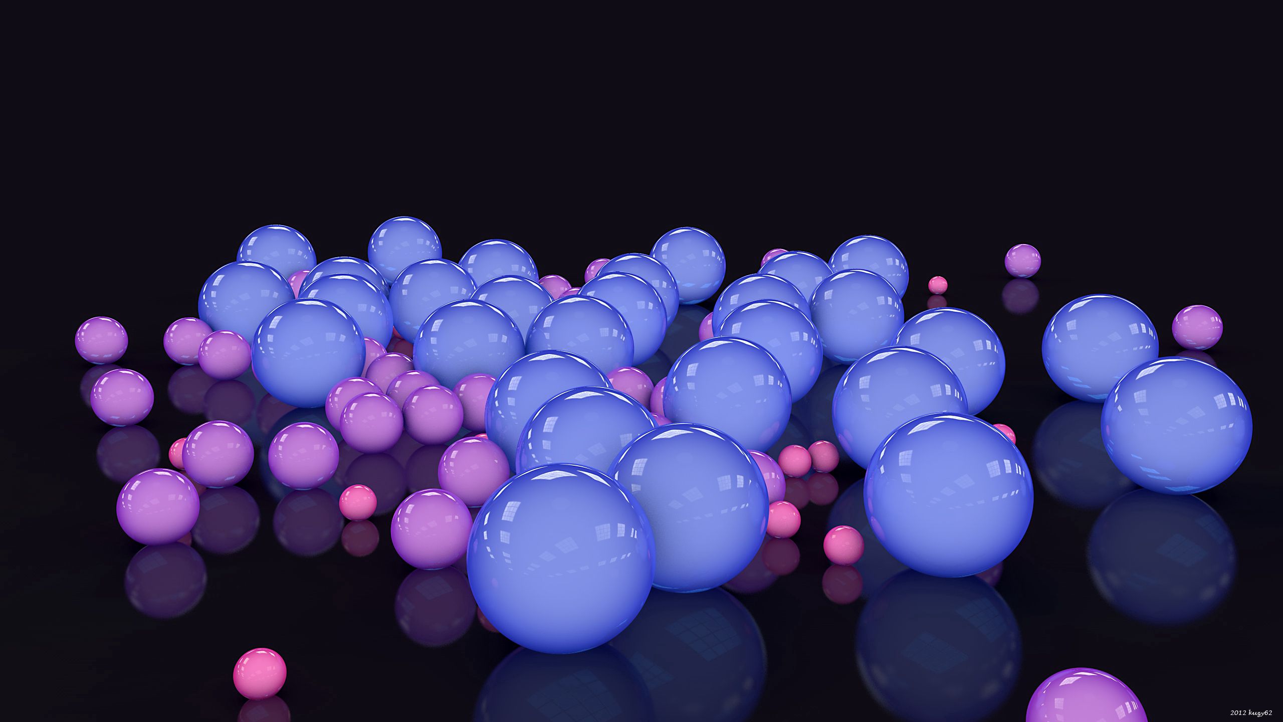 3d, balls, background, bright, glass