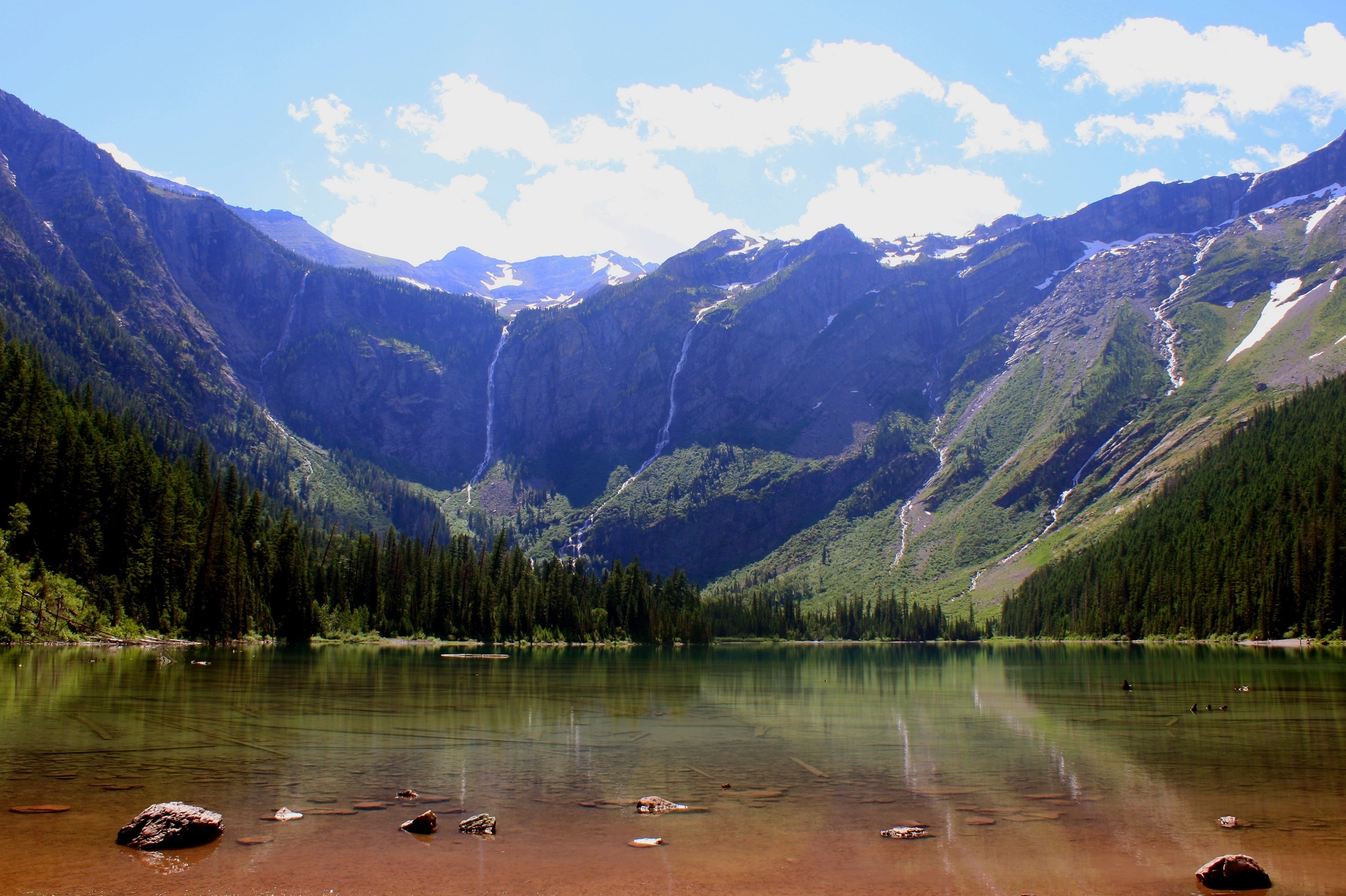 montana, earth, glacier national park, lake, mountain, nature, scenic, wilderness, national park