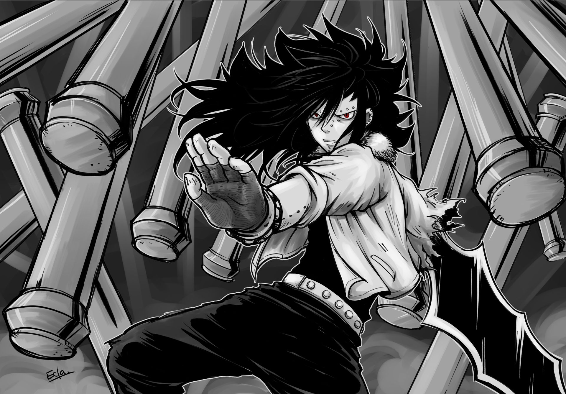 Download mobile wallpaper Anime, Fairy Tail, Gajeel Redfox for free.