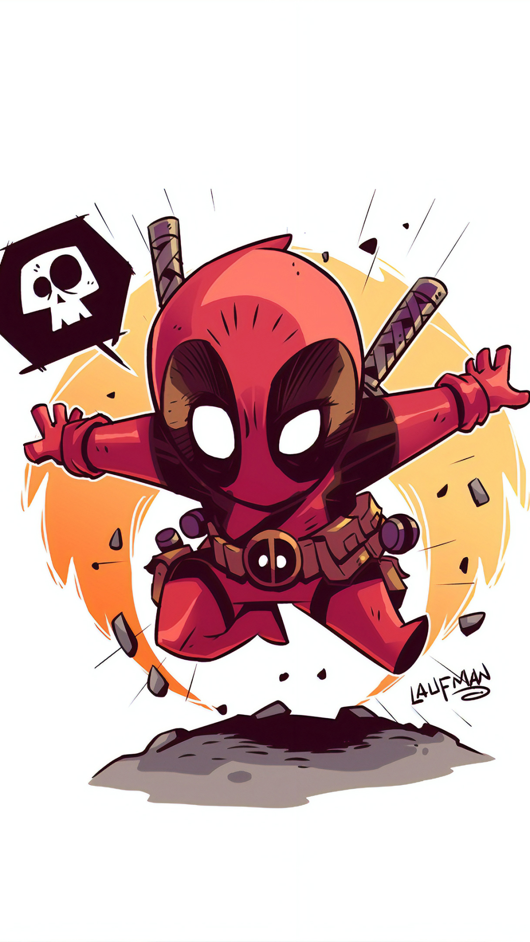 Handy-Wallpaper Deadpool, Comics kostenlos herunterladen.