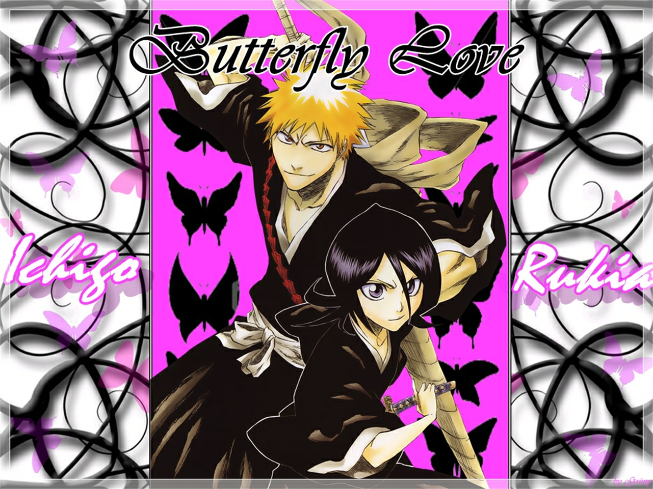 Descarga gratuita de fondo de pantalla para móvil de Animado, Rukia Kuchiki, Bleach: Burîchi, Ichigo Kurosaki.