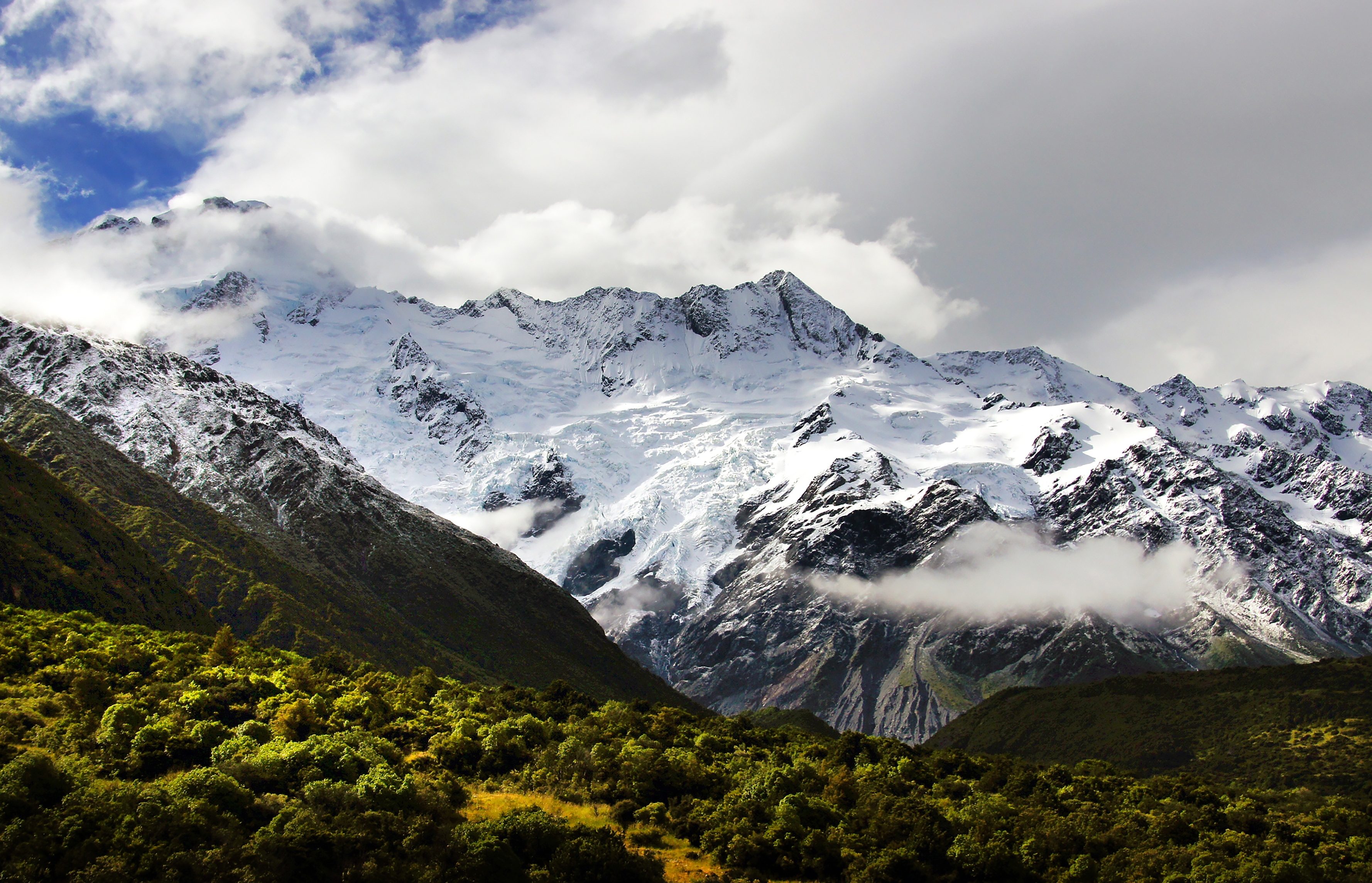 PCデスクトップに自然, 雪, 木, 雲, 山, 風景画像を無料でダウンロード