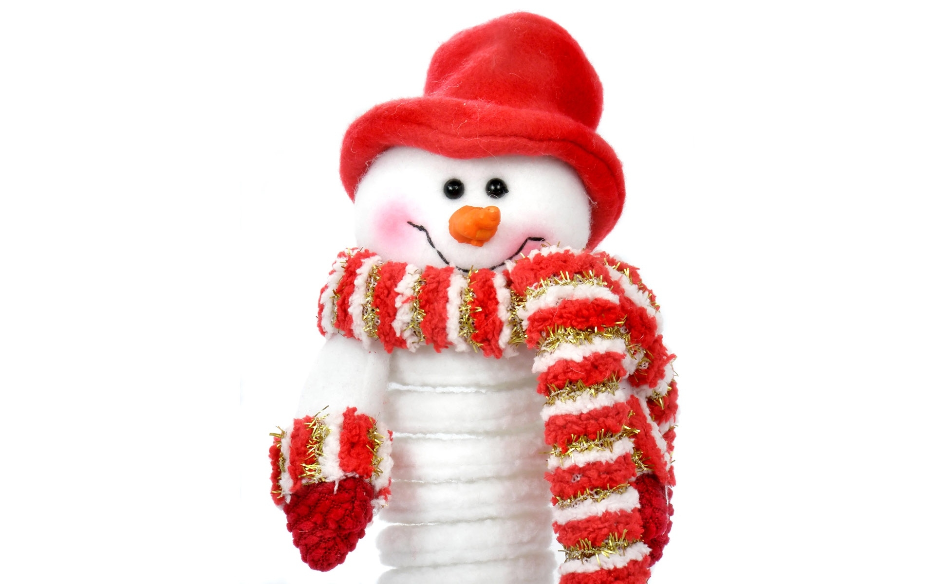 Free download wallpaper New Year, Snowman, Holidays on your PC desktop