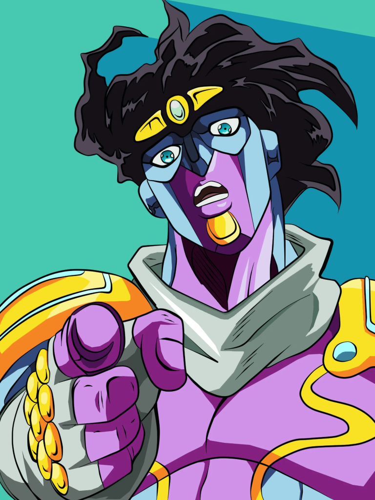 Скачать картинку Аниме, Невероятные Приключения Джоджо, Star Platinum (Невероятные Приключения Джоджо) в телефон бесплатно.