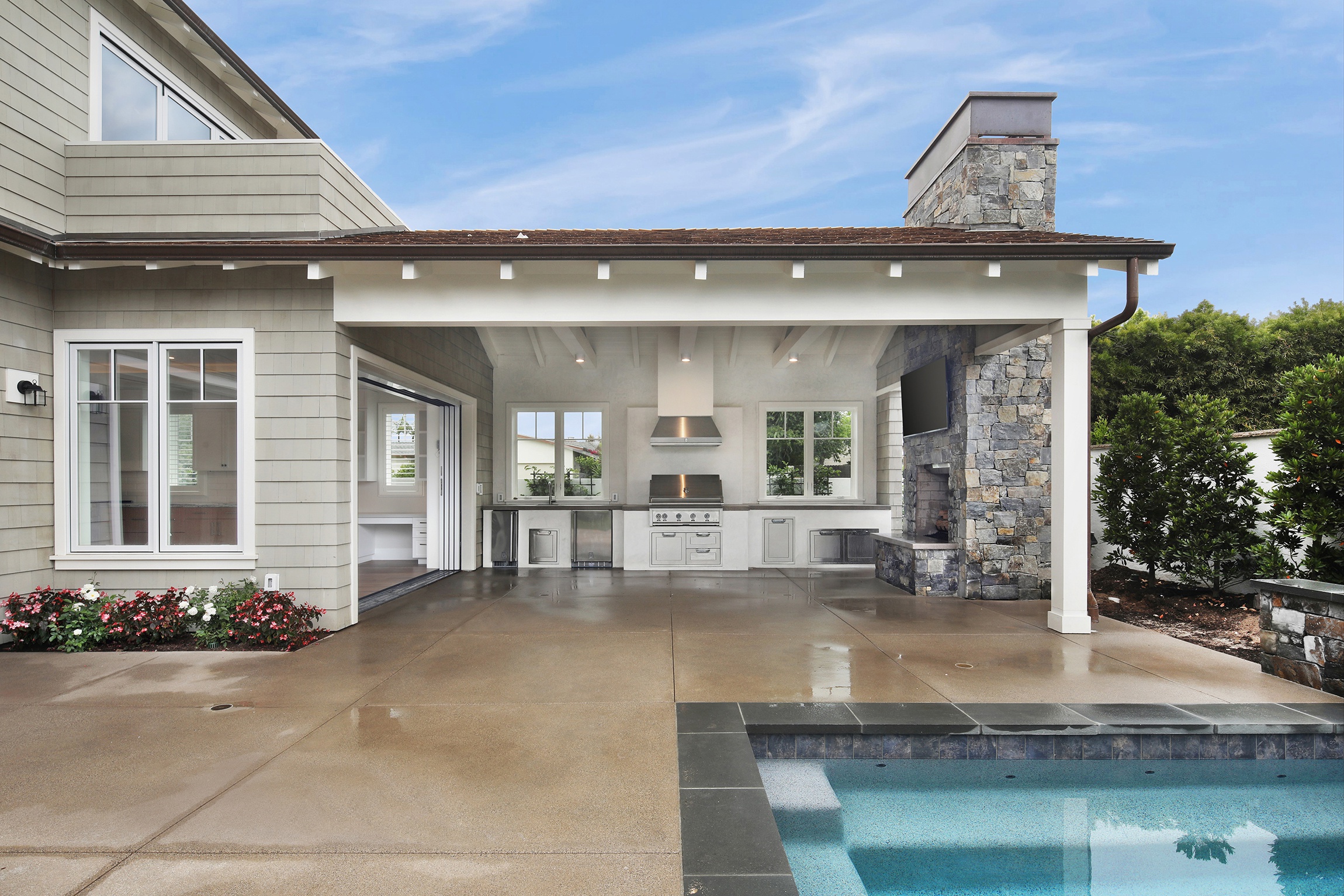 Handy-Wallpaper Haus, Kalifornien, Villa, Menschengemacht, Schwimmbecken kostenlos herunterladen.