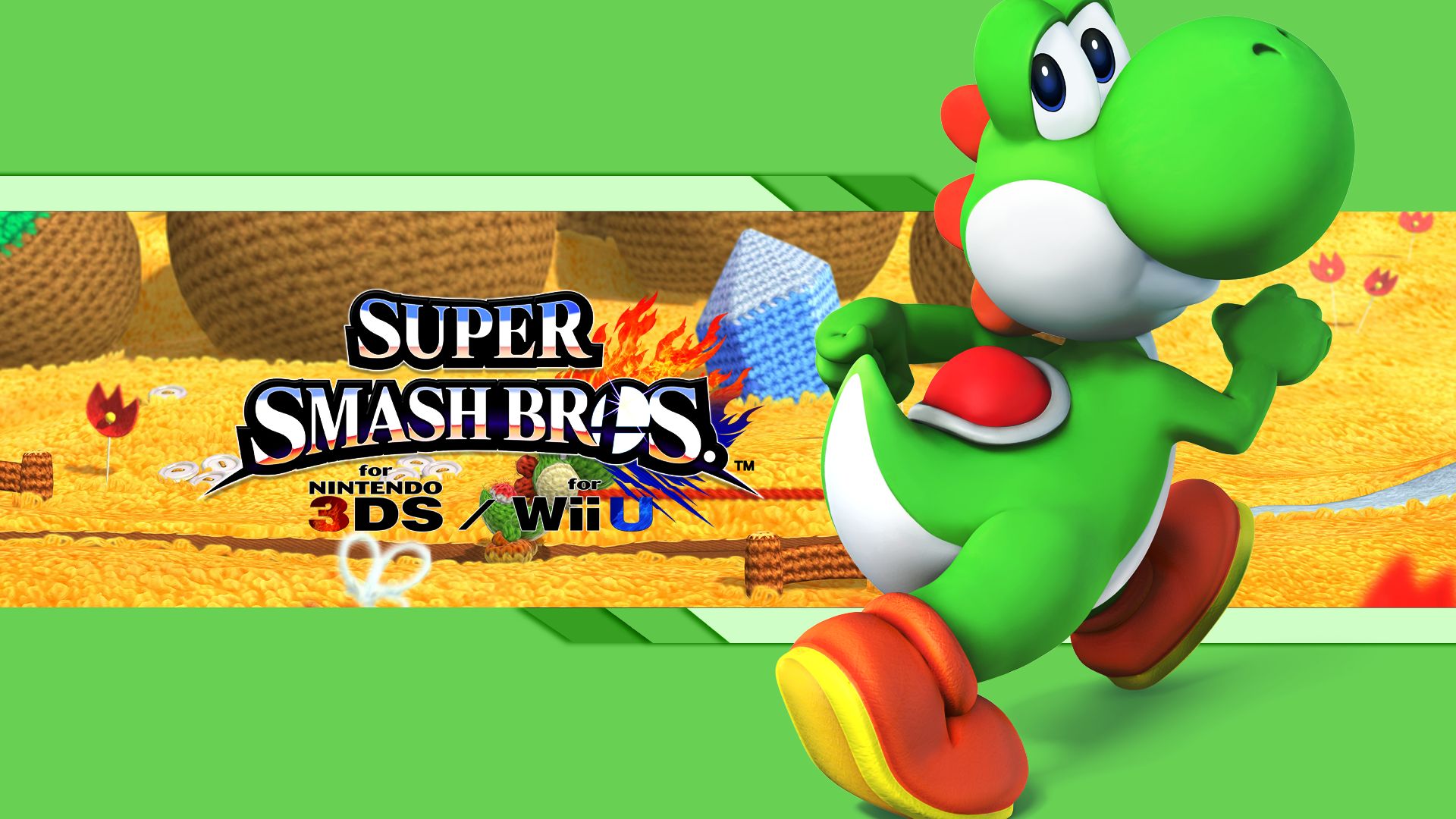 Baixar papel de parede para celular de Yoshi, Super Smash Bros Para Nintendo 3Ds E Wii U, Super Smash Bros, Videogame gratuito.