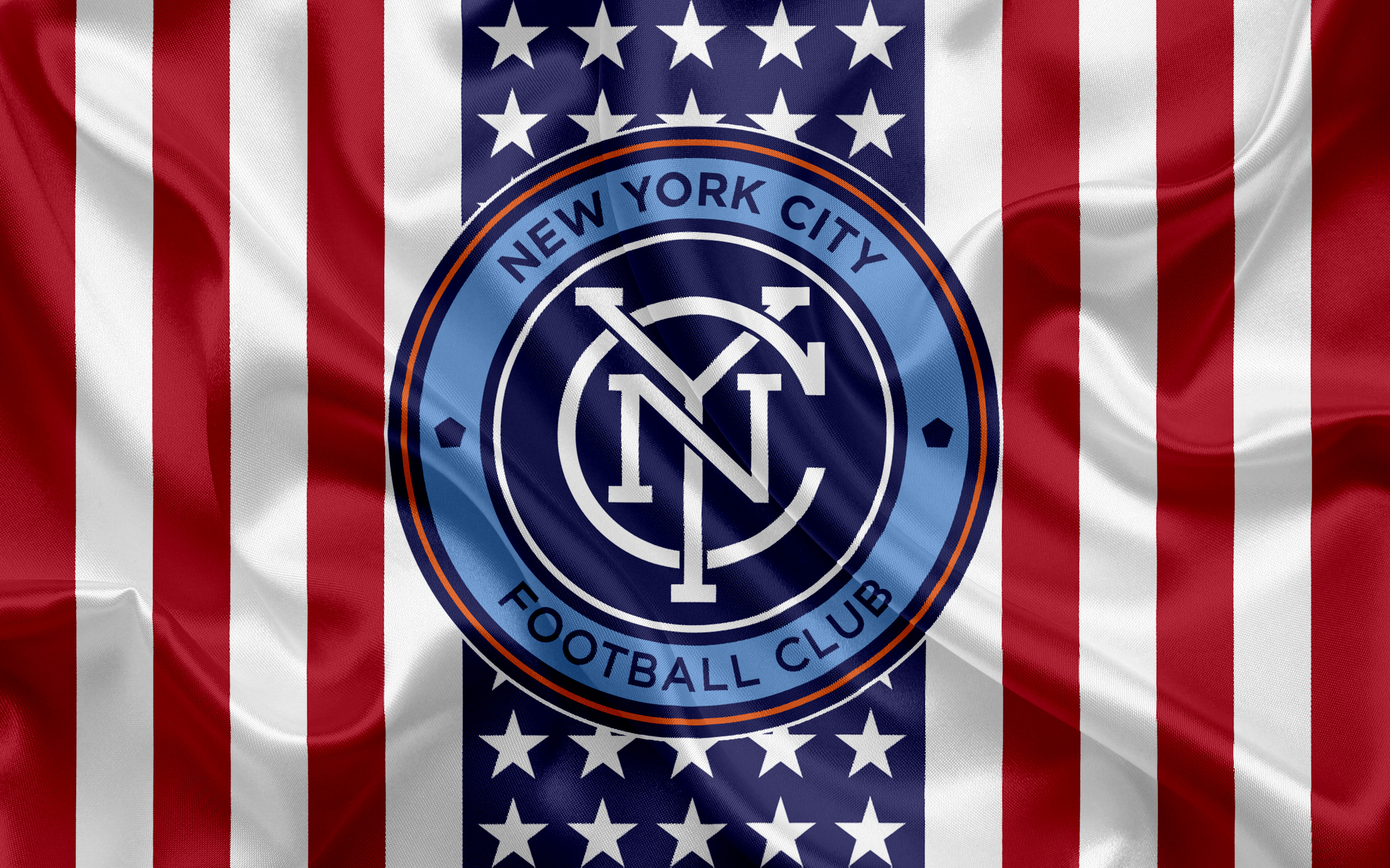 Baixar papel de parede para celular de Esportes, Futebol, Logotipo, Mls, Nova York Fc gratuito.