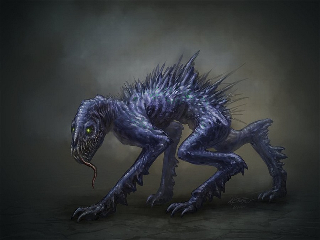 Download mobile wallpaper Dark, Creature for free.