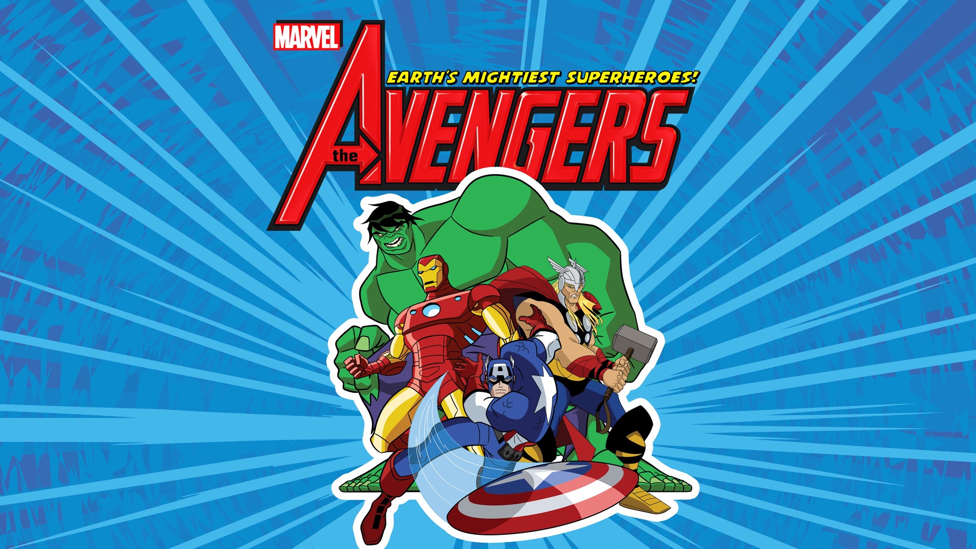 Download mobile wallpaper Hulk, Iron Man, Captain America, Avengers, Tv Show, Tony Stark, Thor, The Avengers, The Avengers: Earth's Mightiest Heroes for free.