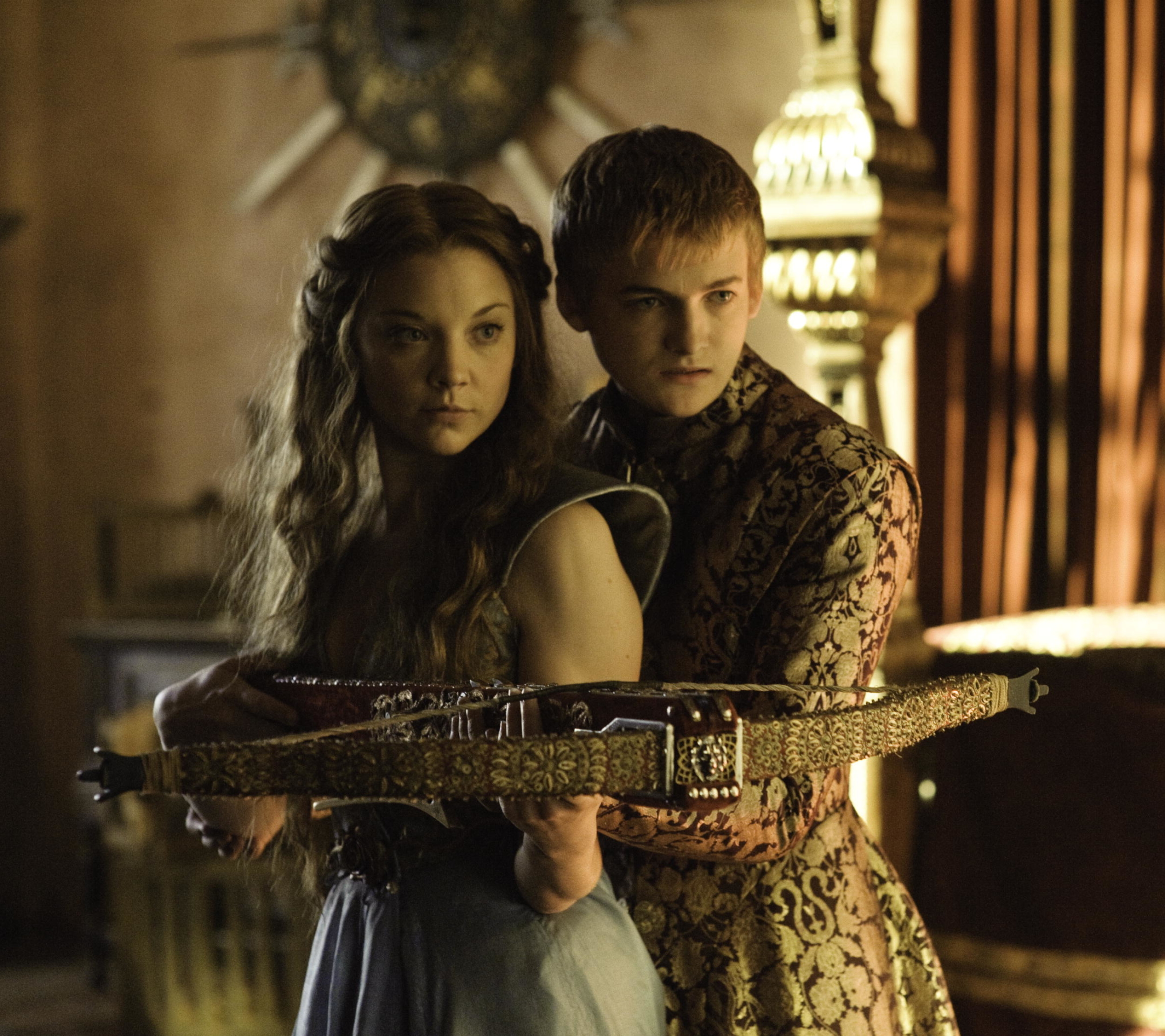 Laden Sie das Fernsehserien, Game Of Thrones: Das Lied Von Eis Und Feuer, Jack Gleeson, Joffrey Baratheon, Margaery Tyrell, Natalie Dormer-Bild kostenlos auf Ihren PC-Desktop herunter