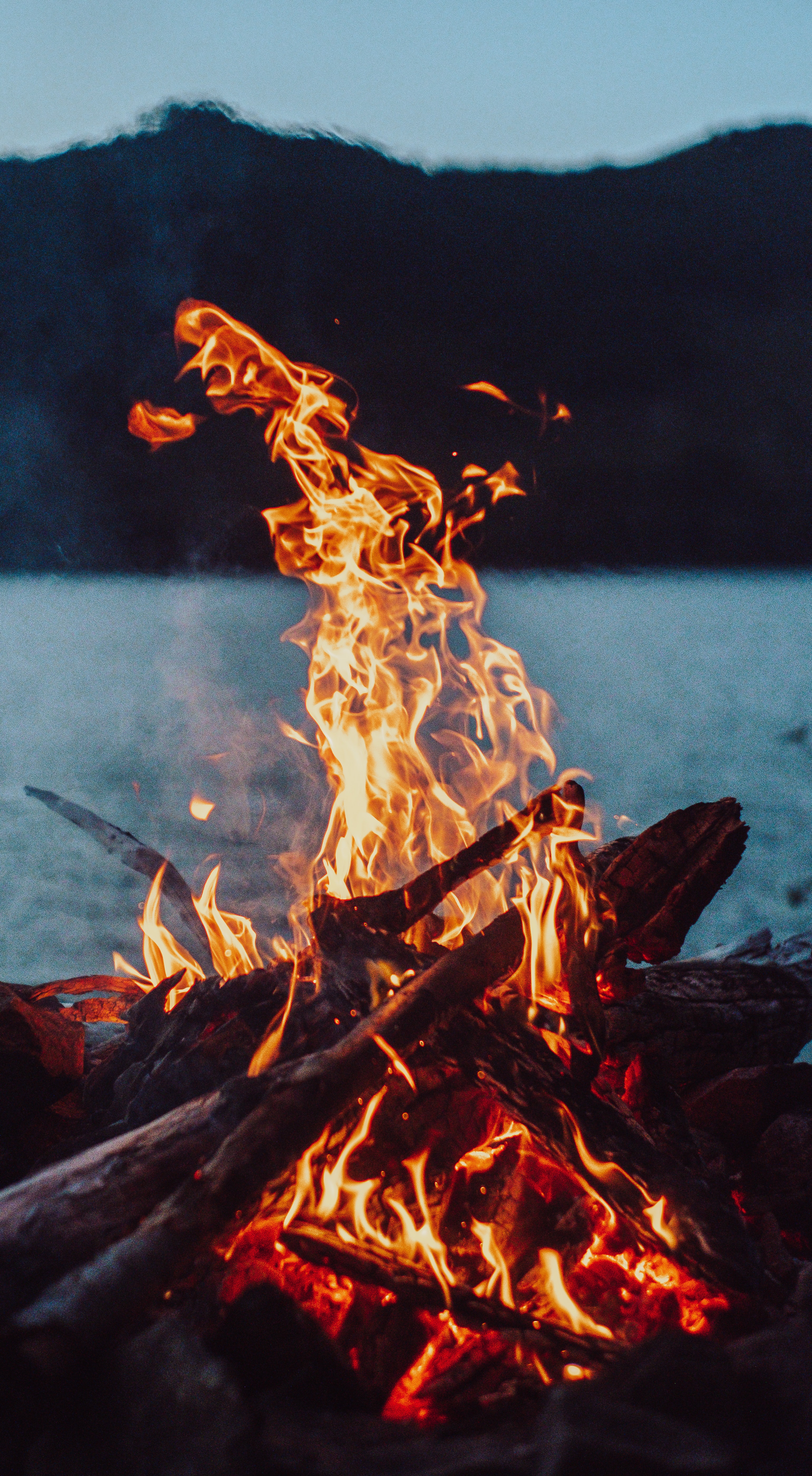 155294 télécharger le fond d'écran feu, bois de chauffage, flamme, nature, bonfire, bois à brûler, brûler - économiseurs d'écran et images gratuitement