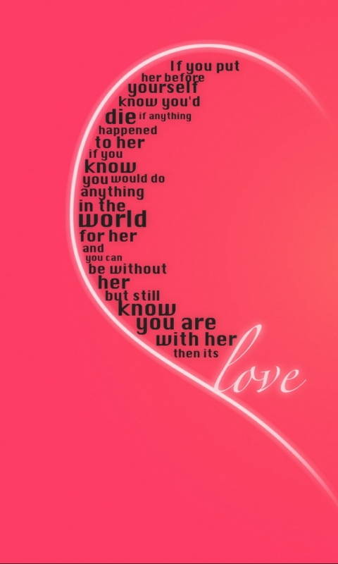 Download mobile wallpaper Valentine's Day, Pink, Love, Word, Artistic for free.